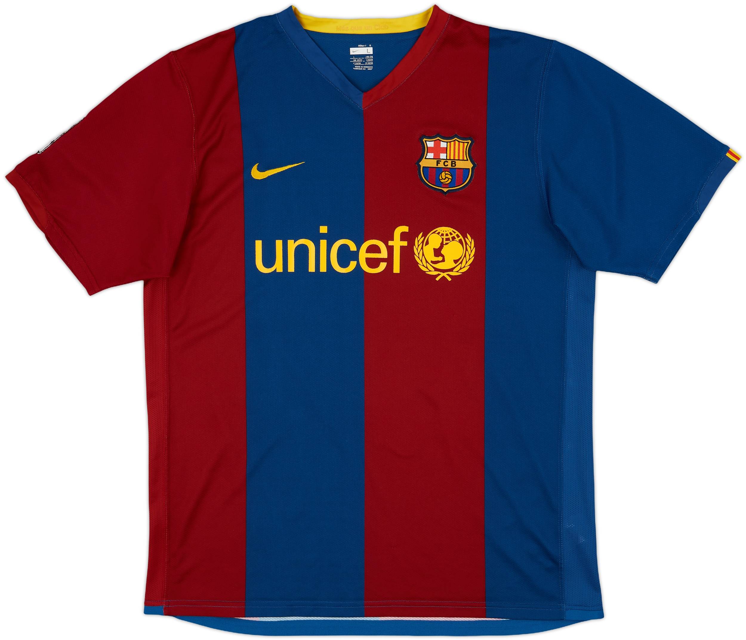 2006-07 Barcelona Home Shirt Ronaldinho #10 - 7/10 - (L)
