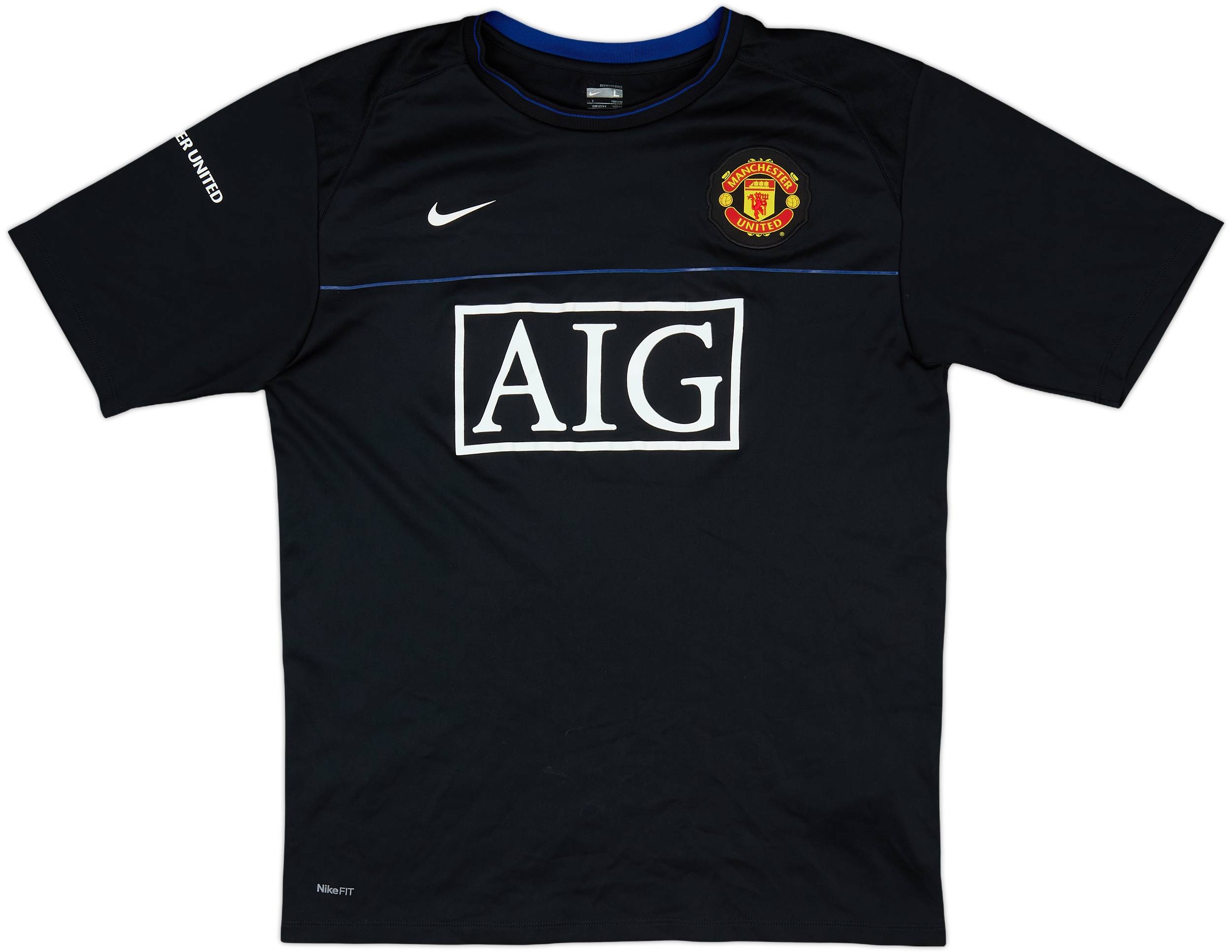 2008-09 Manchester United Nike Training Shirt - 7/10 - (L)