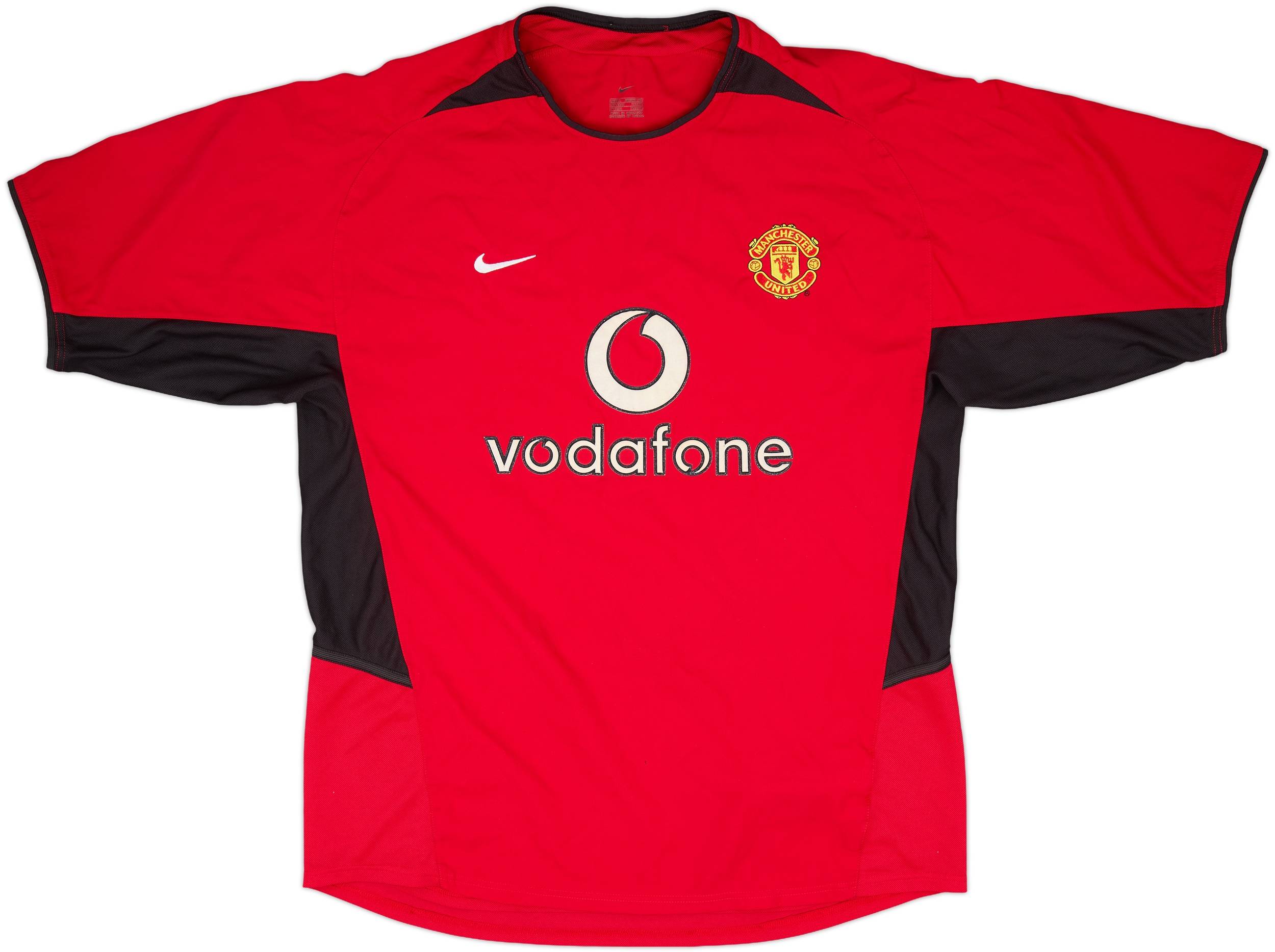 2002-04 Manchester United Home Shirt - 5/10 - (L)