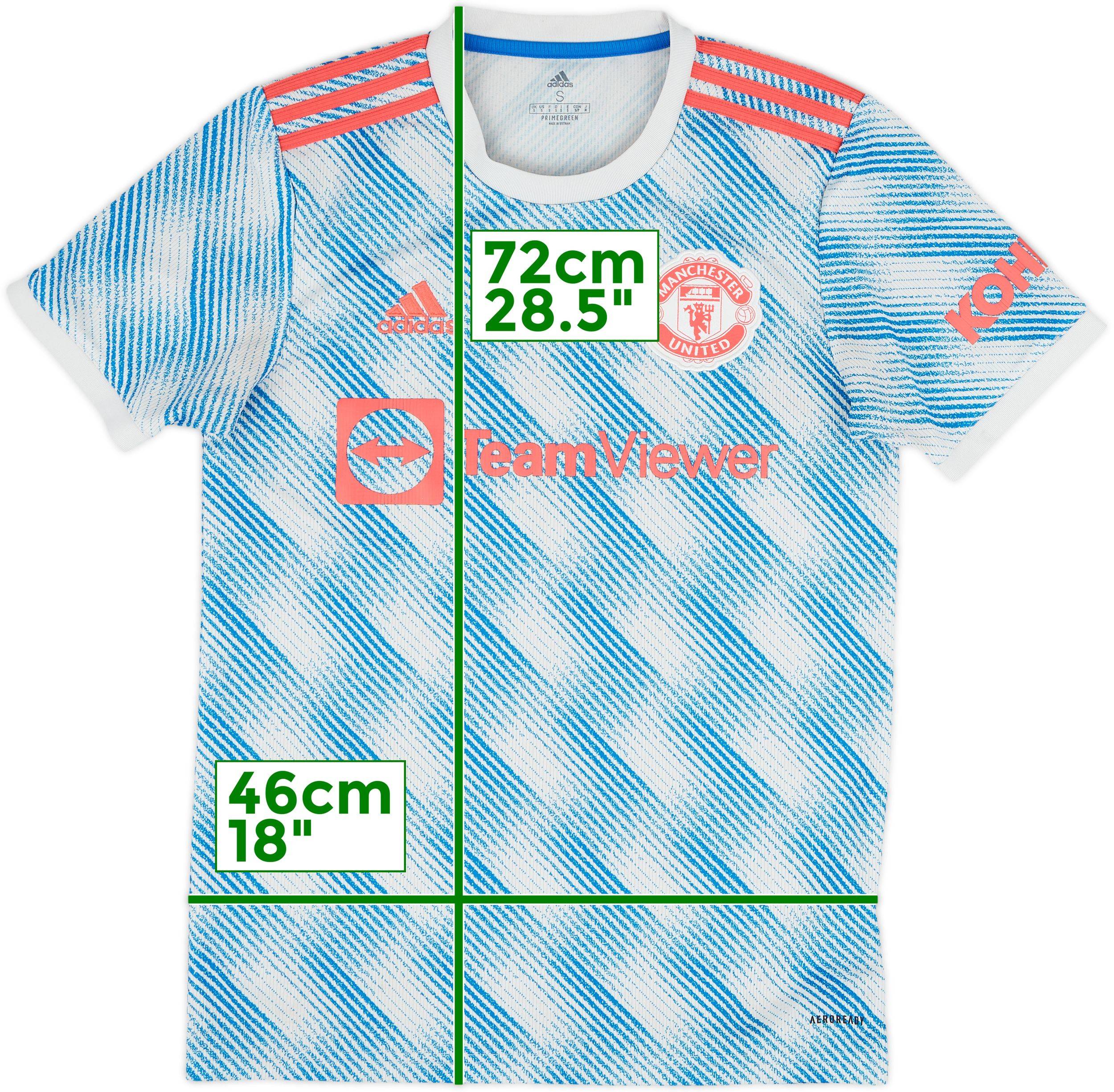 Kit 2022 Utd Away Kit 2021 Adidas Manchester United Away Football