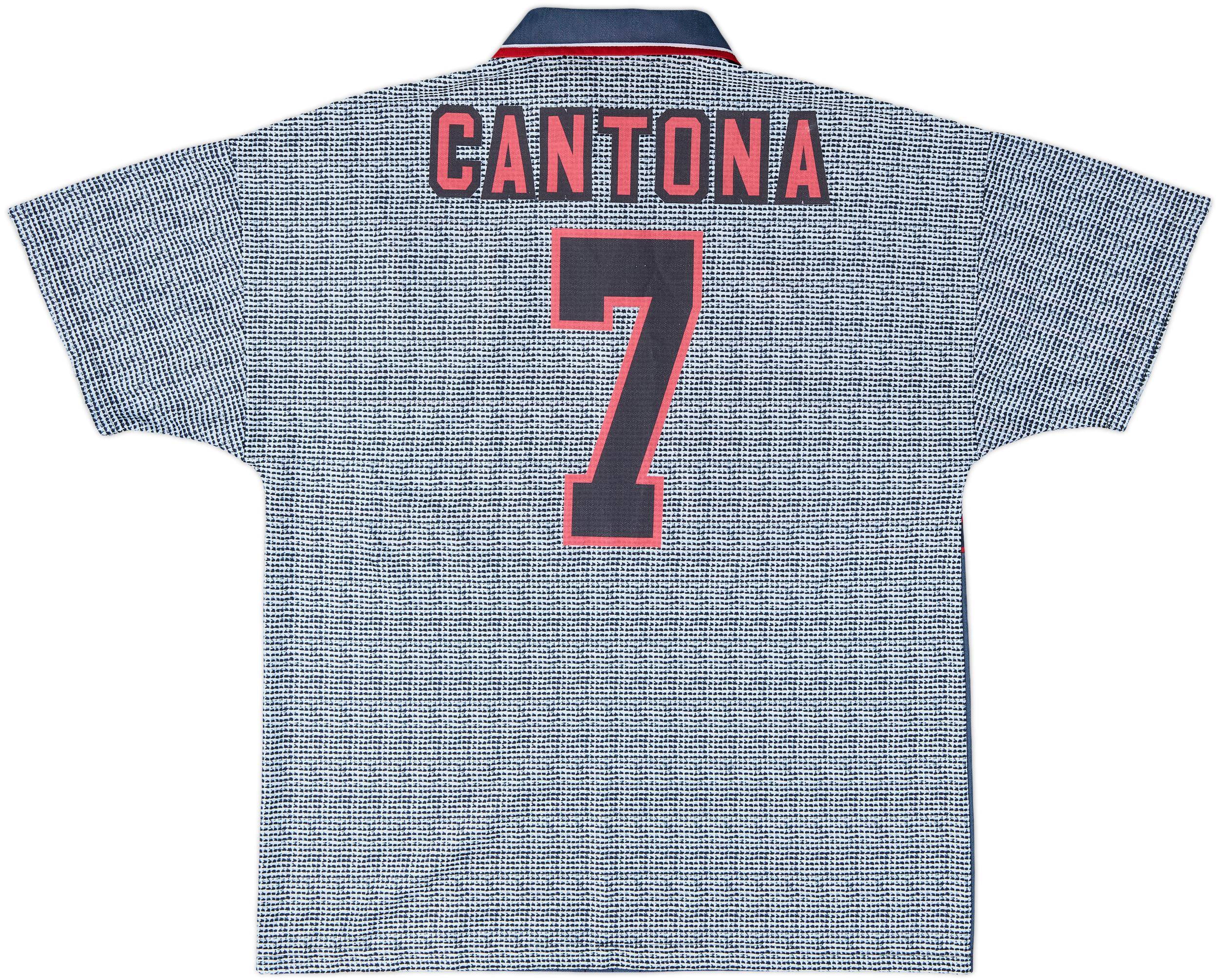 1995-96 Manchester United Away Shirt Cantona #7 - 9/10 - (L)
