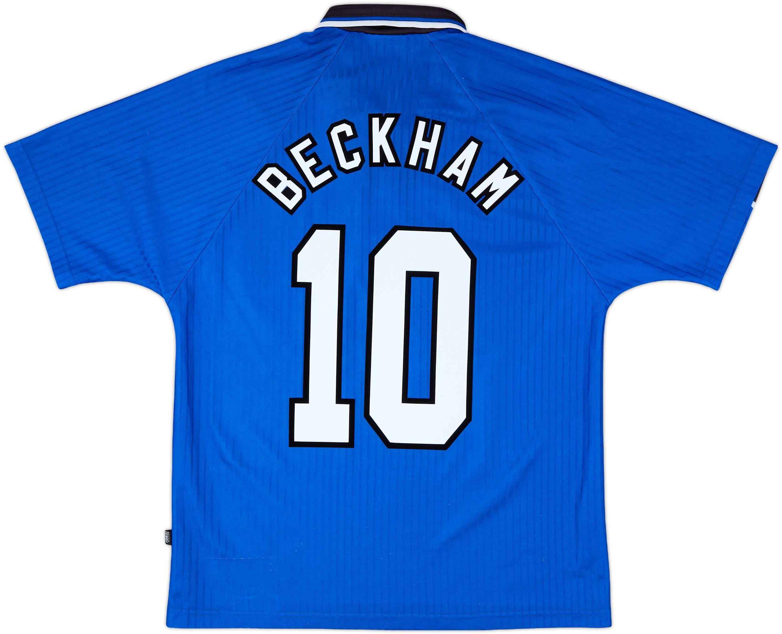 1996-98 Manchester United Third Shirt Beckham #10 - 9/10 - (M)