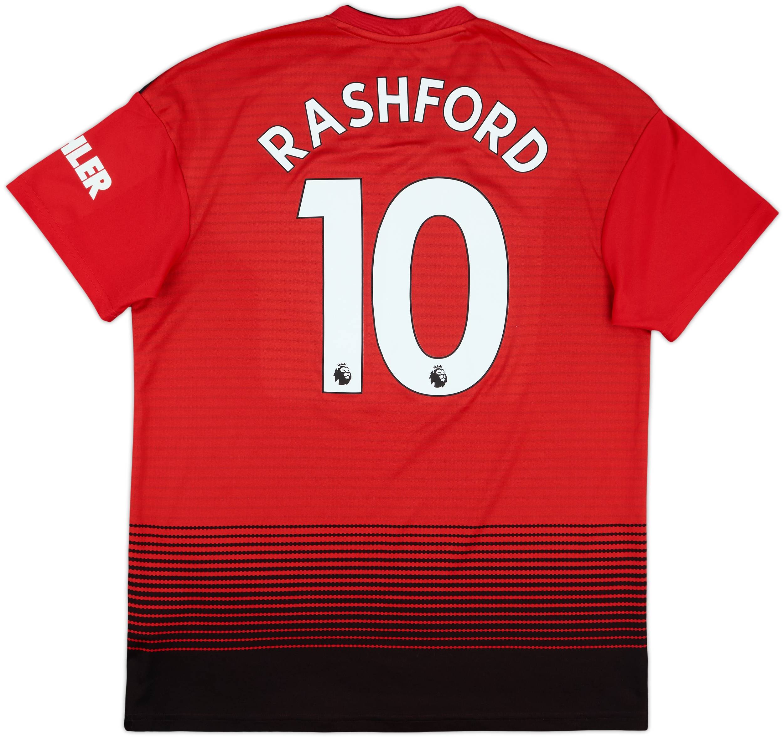 2018-19 Manchester United Home Shirt Rashford #10 - 9/10 - (L)