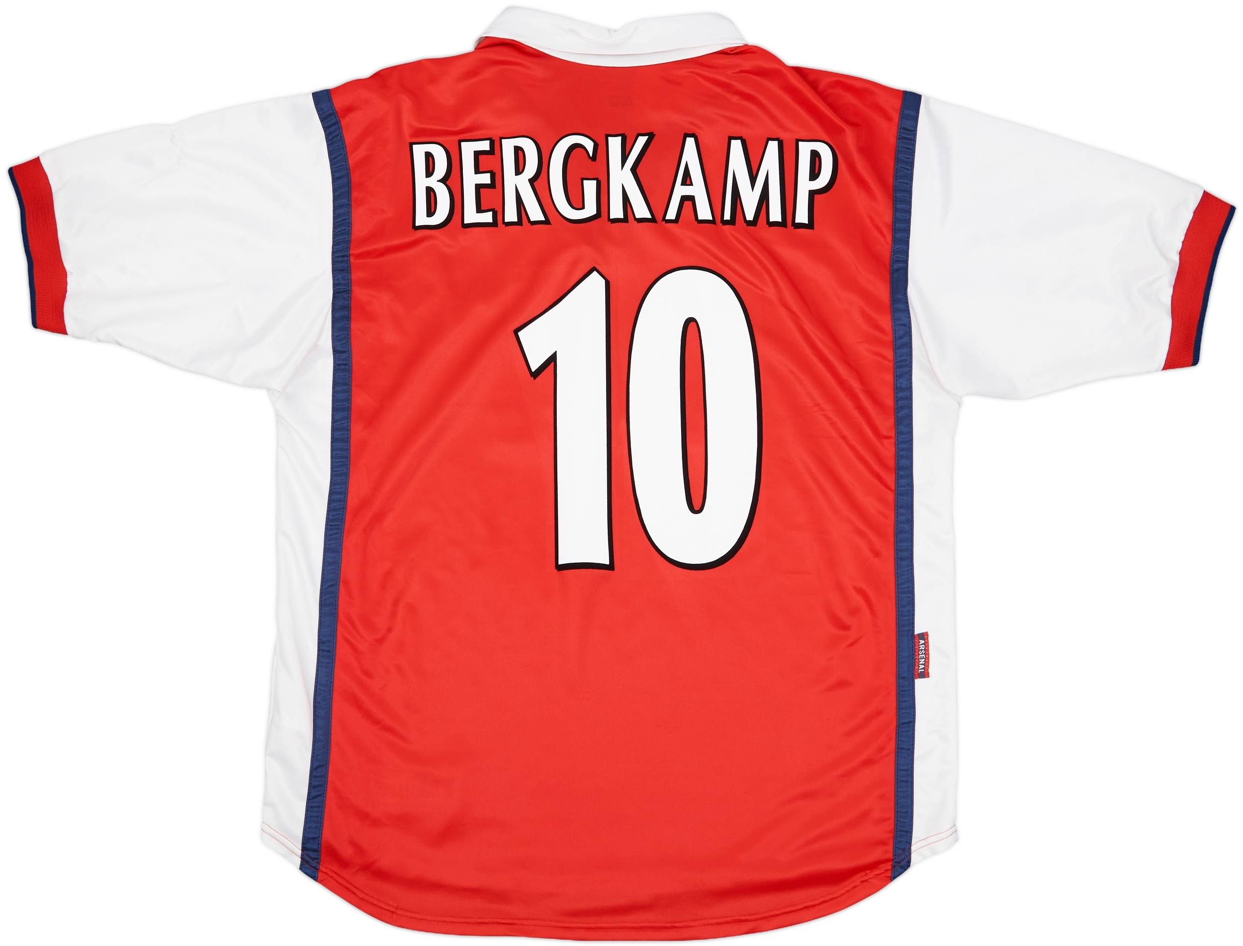 1998-99 Arsenal Home Shirt Bergkamp #10 - 8/10 - (L)