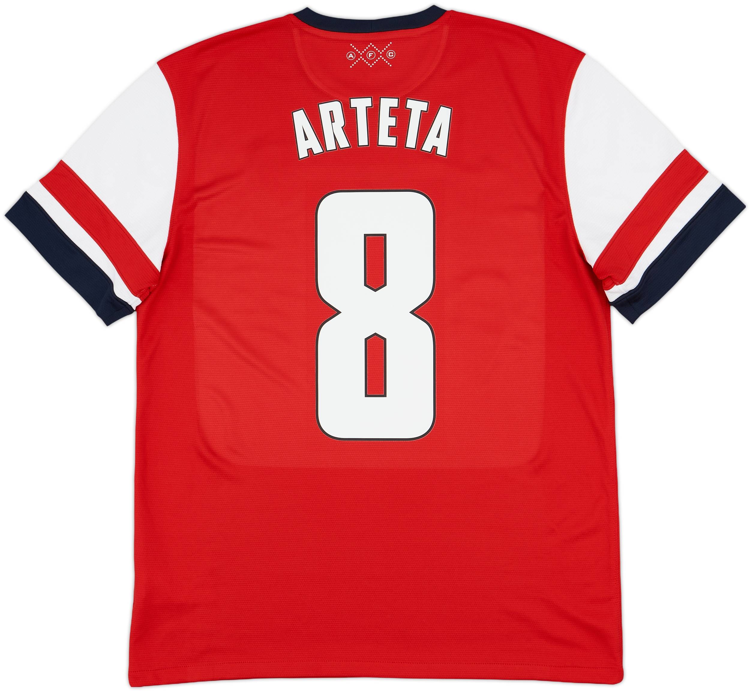 2012-14 Arsenal Home Shirt Arteta #8 - 7/10 - (L)