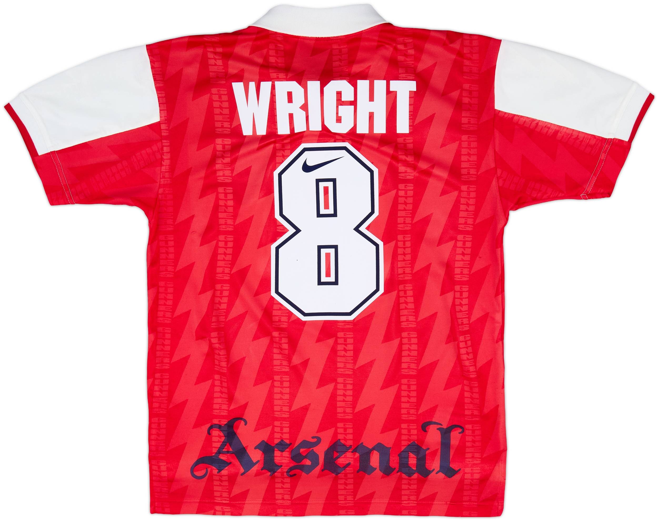 1994-96 Arsenal Home Shirt Wright #8 - 6/10 - (M)