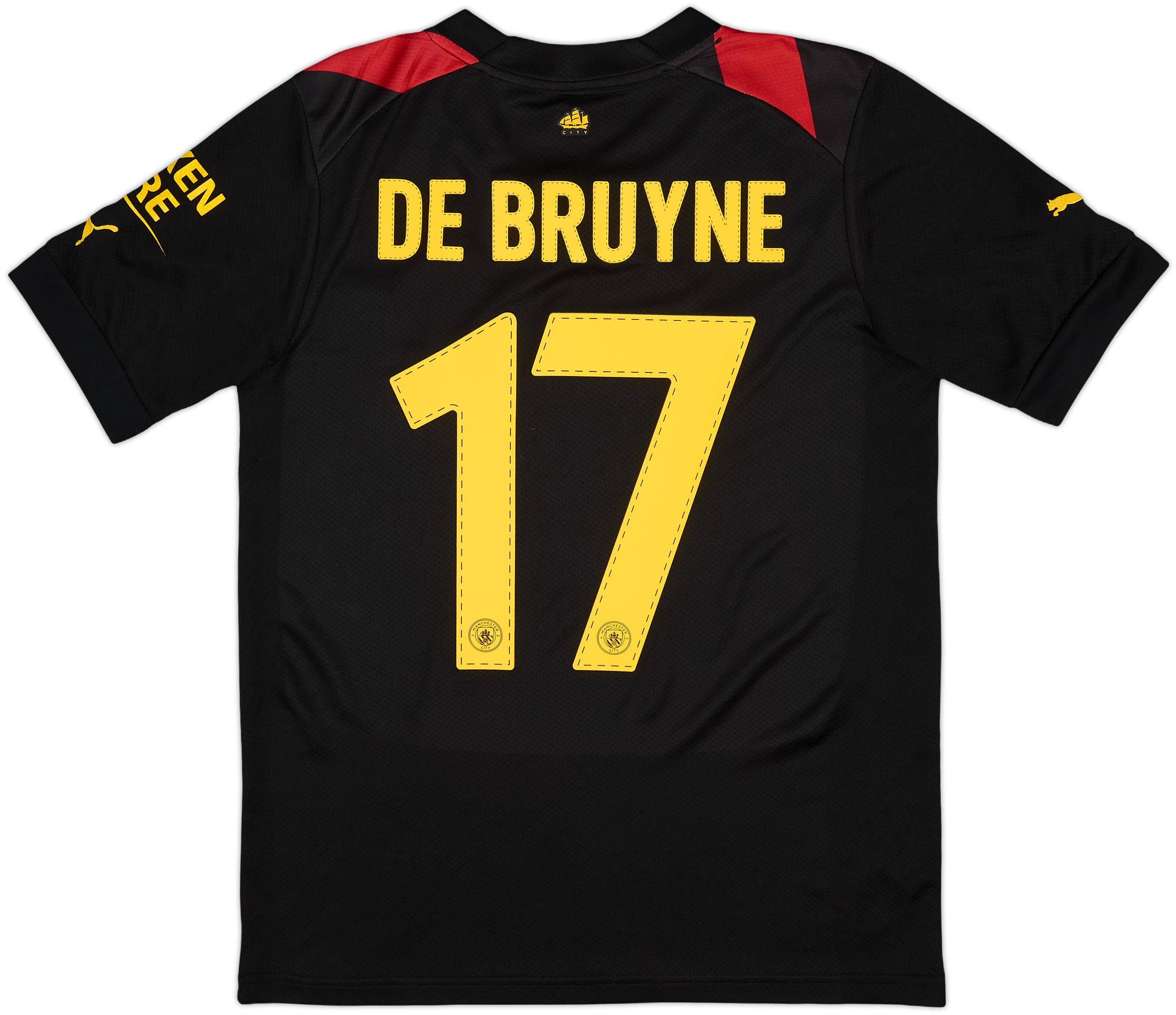 2022-23 Manchester City Away Shirt De Bruyne #17 - 8/10 - (S)