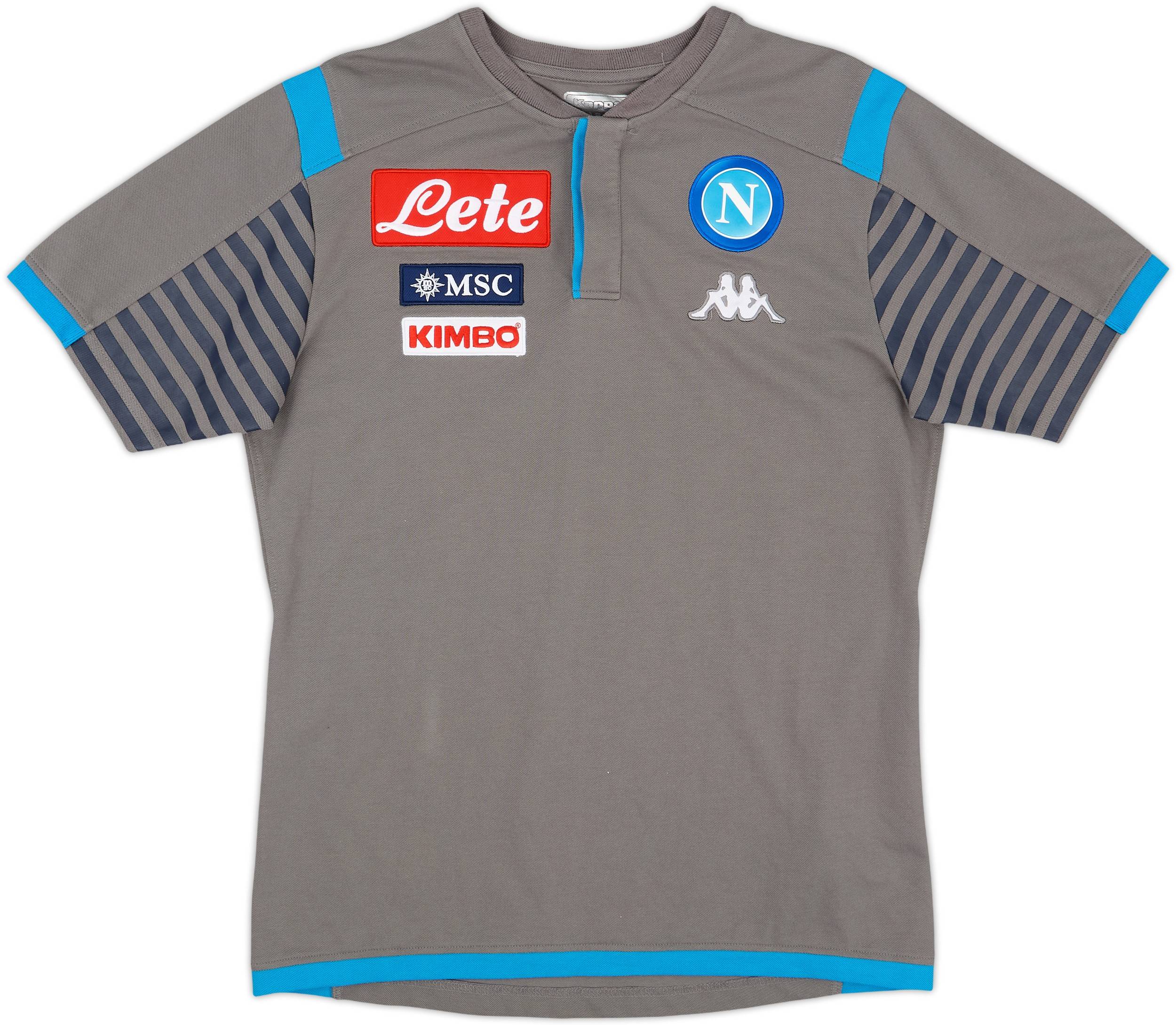 Kappa ナポリ ポロシャツ 2018-19 2018-19 Napoli Kappa Polo Shirt - 9/10 - (L)