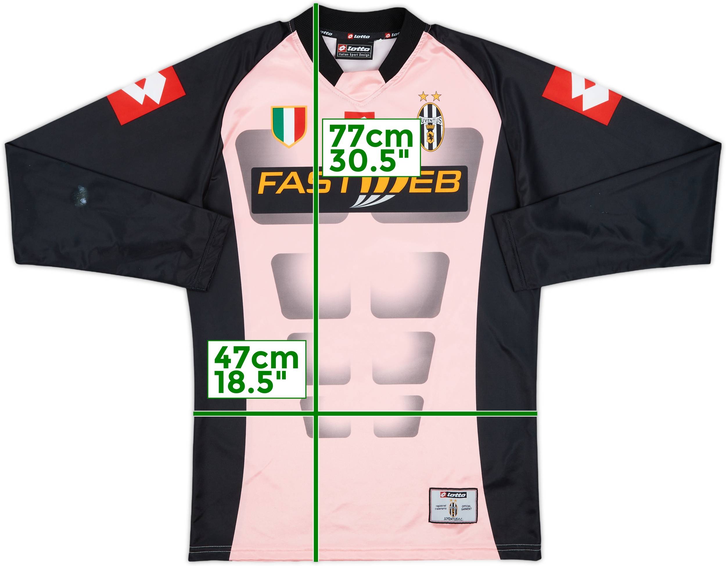 Lotto Juventus Jersey INZAGHI 9 Lサイズ Juventus Official Jersey Original LOTTO Soccer XLarge Made