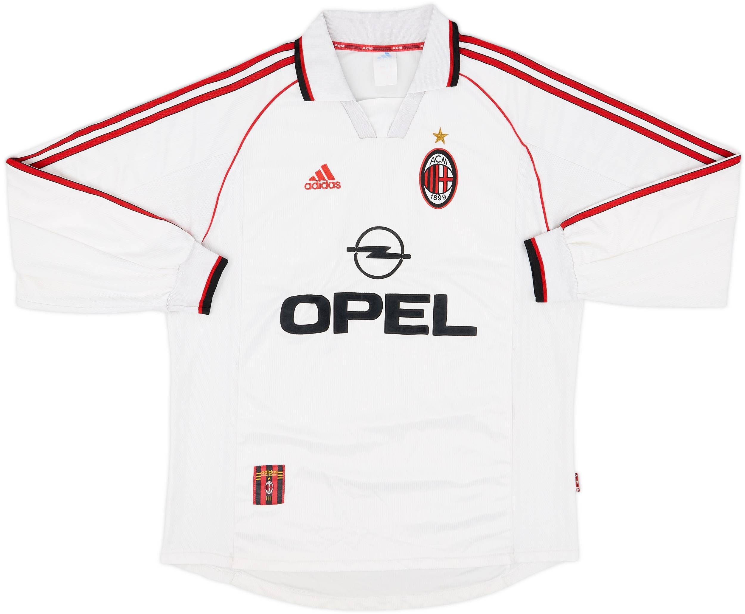 ACミラン イタリア製 1998-1999 ユニフォーム OPEL 98年 レア rare vintage AC MILAN Adidas Opel soccer t-shirt jersey