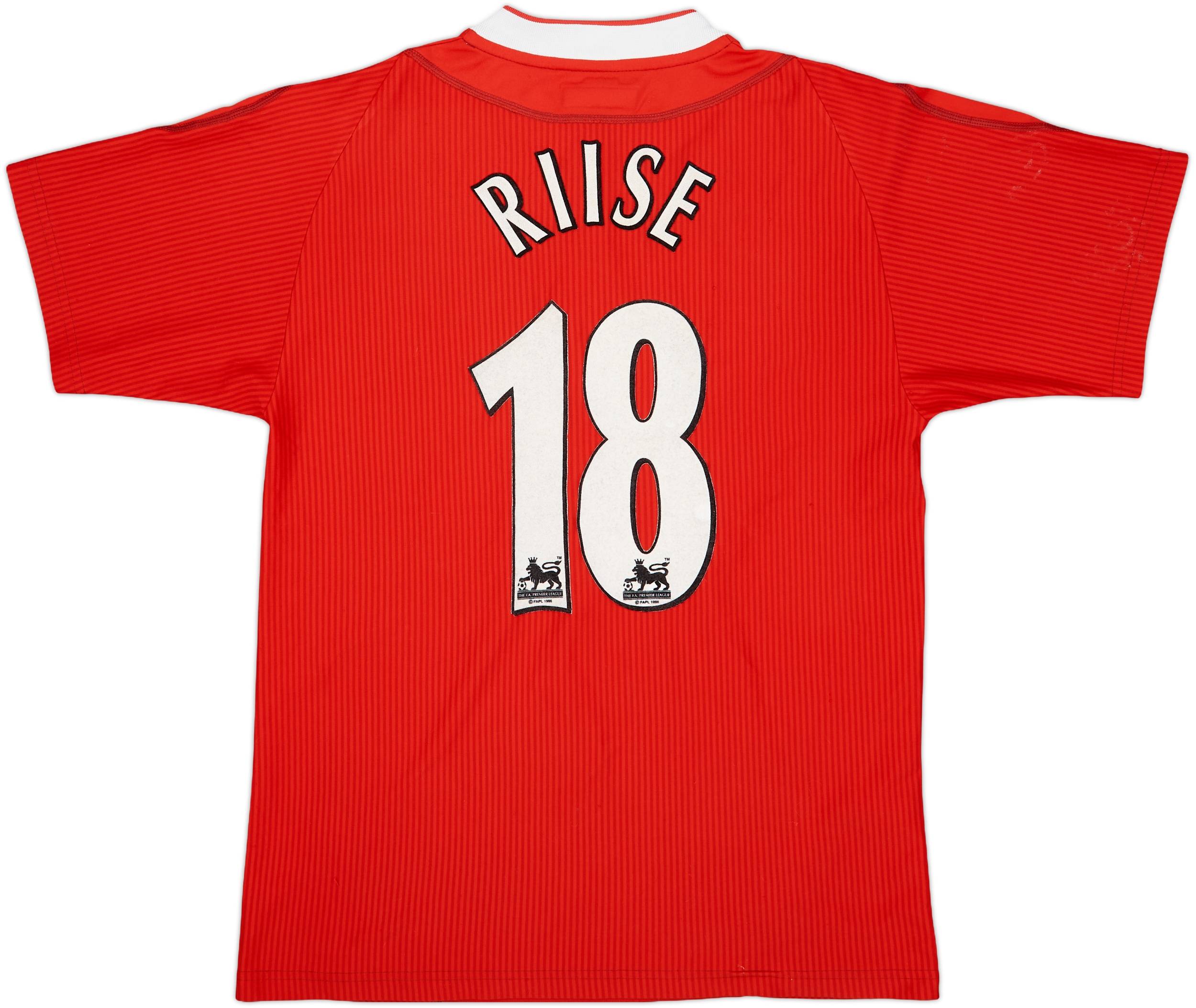 2002-04 Liverpool Home Shirt Riise #18 - 7/10 - (S)