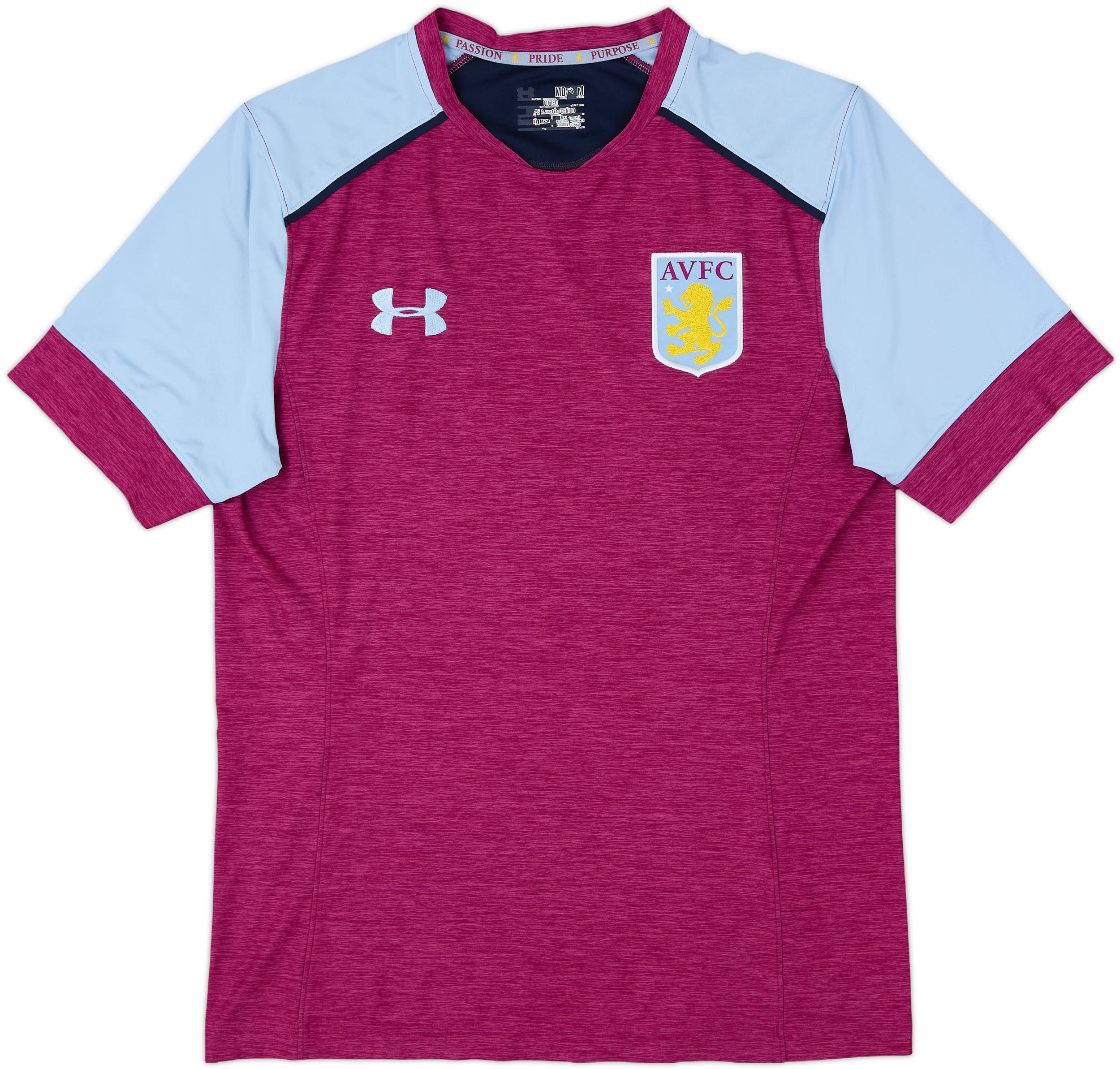 2016-17 Aston Villa Under Armour Training Shirt - 9/10 - (M)