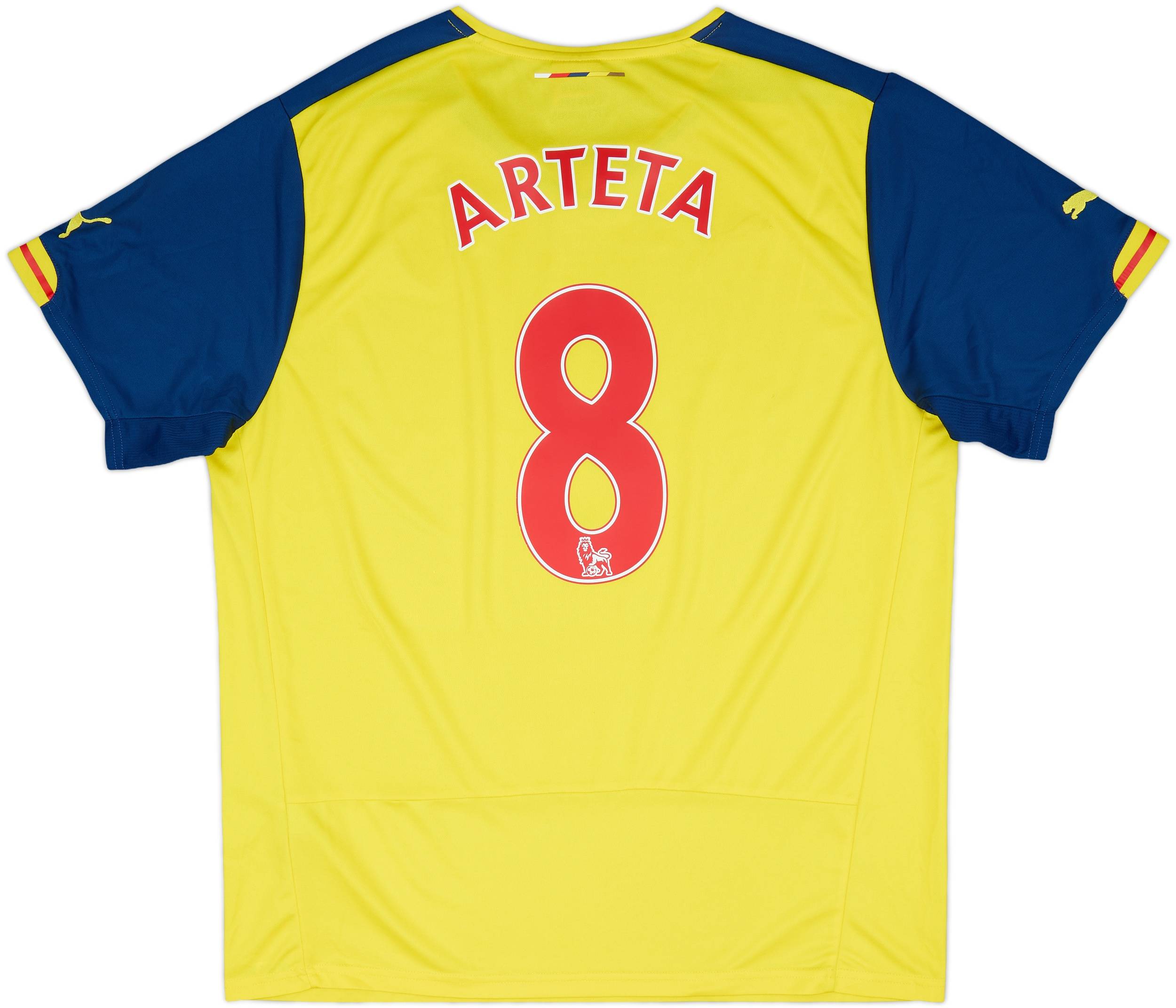 2014-15 Arsenal Away Shirt Arteta #8 - 8/10 - (XL)