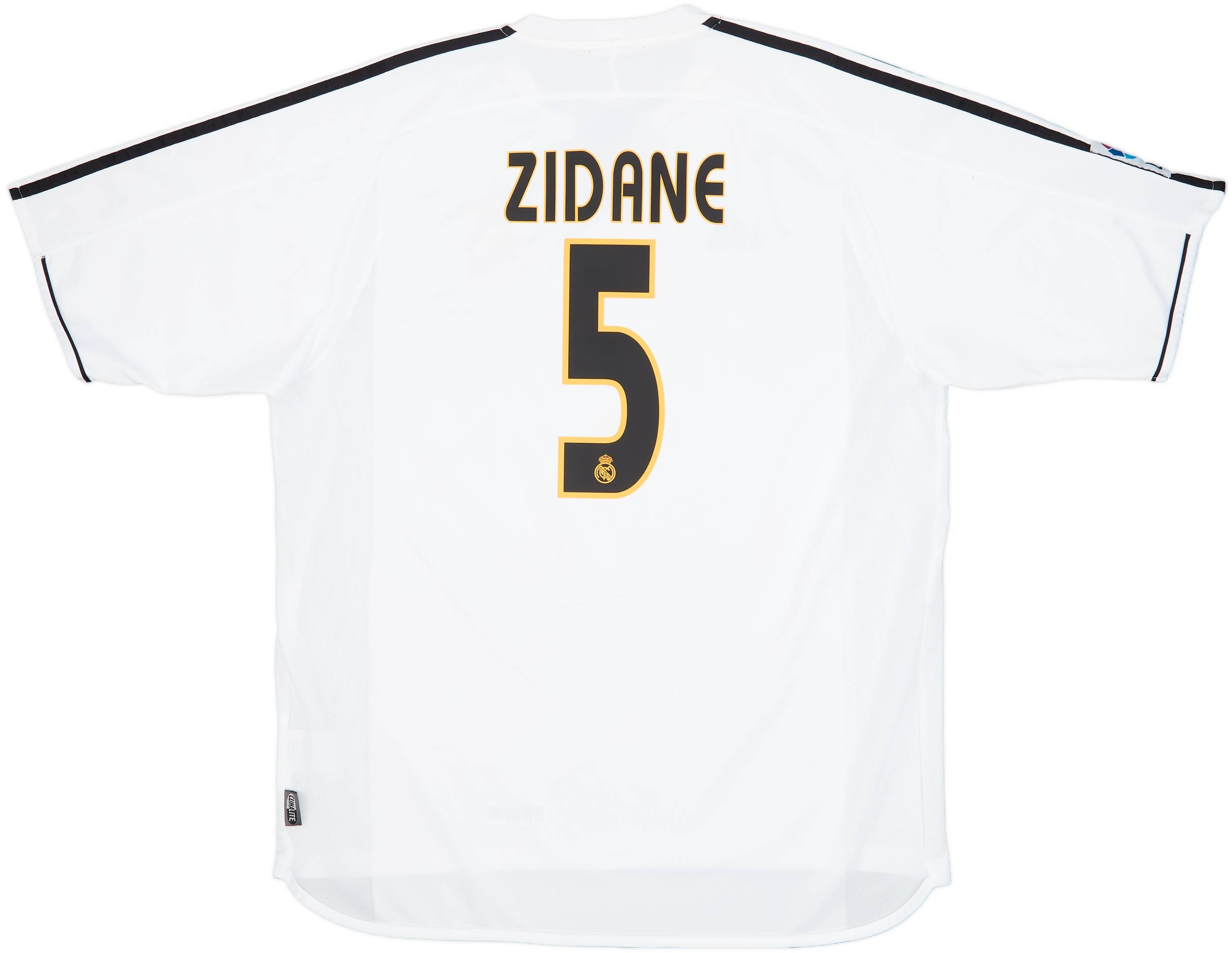 2003-04 Real Madrid Home Shirt Zidane #5 - 10/10 - (XL)
