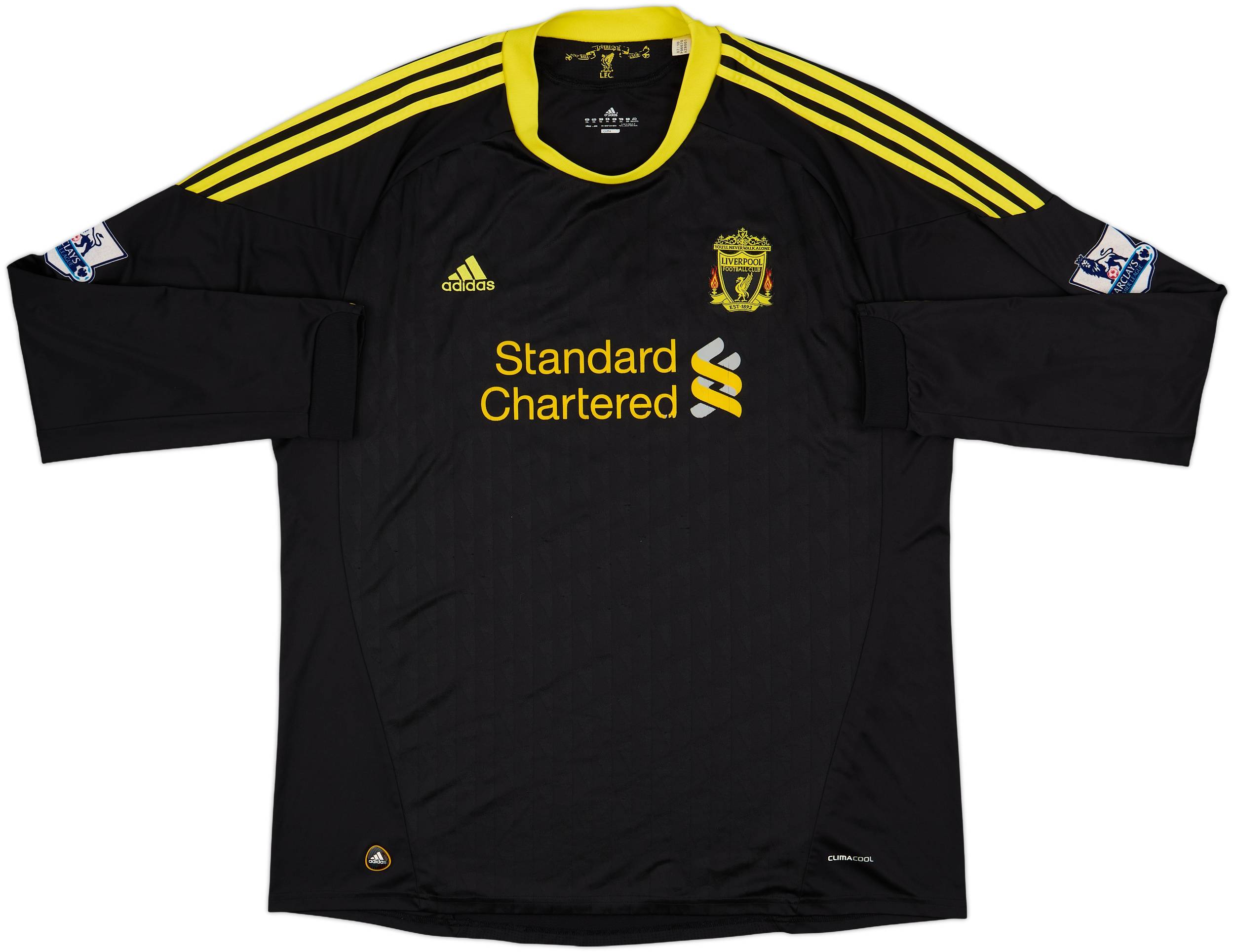 2010-11 Liverpool Third L/S Shirt Carragher #23 - 6/10 - (3XL)