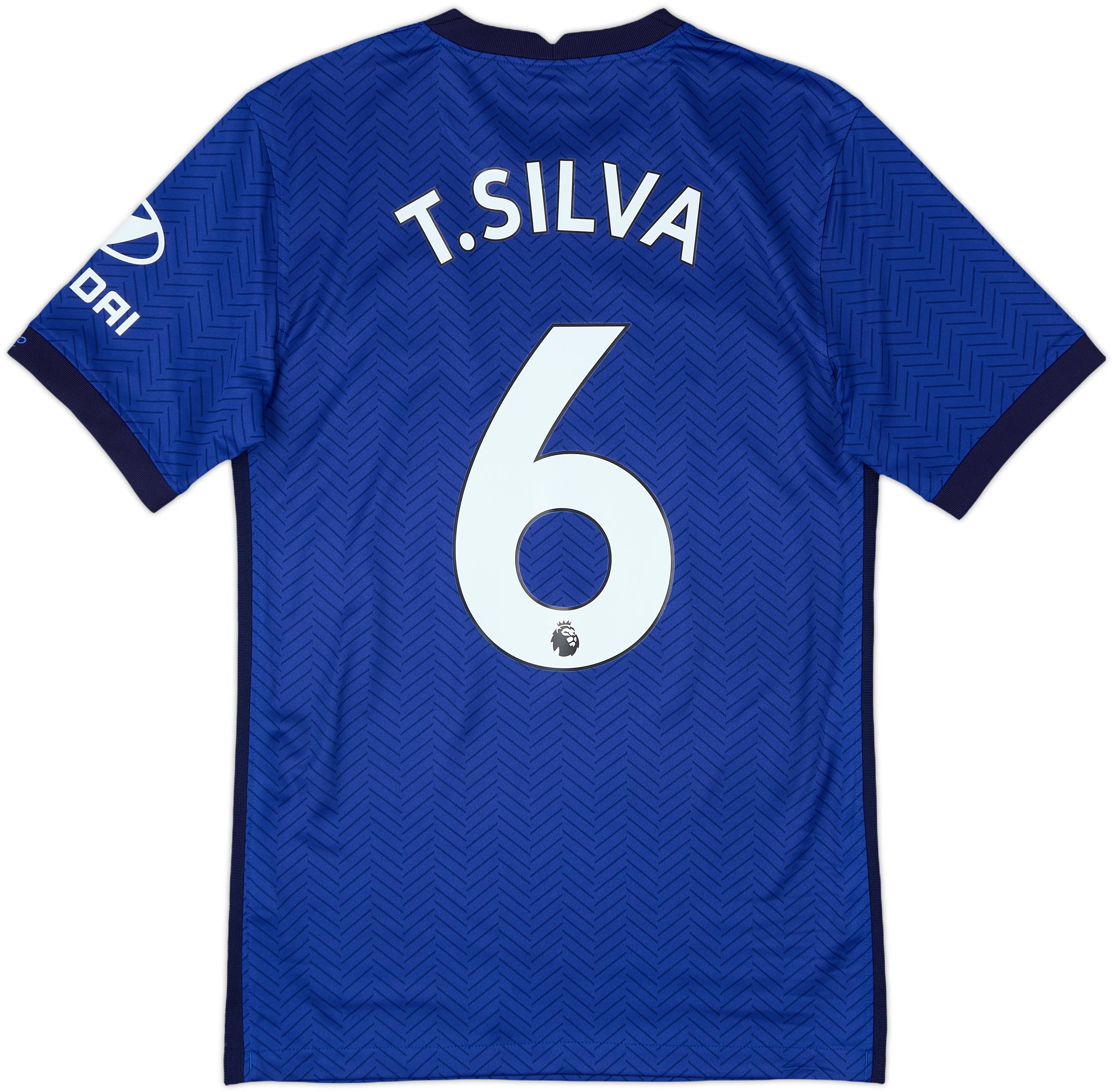2020-21 Chelsea Home Shirt T.Silva #6 - 9/10 - (XS)