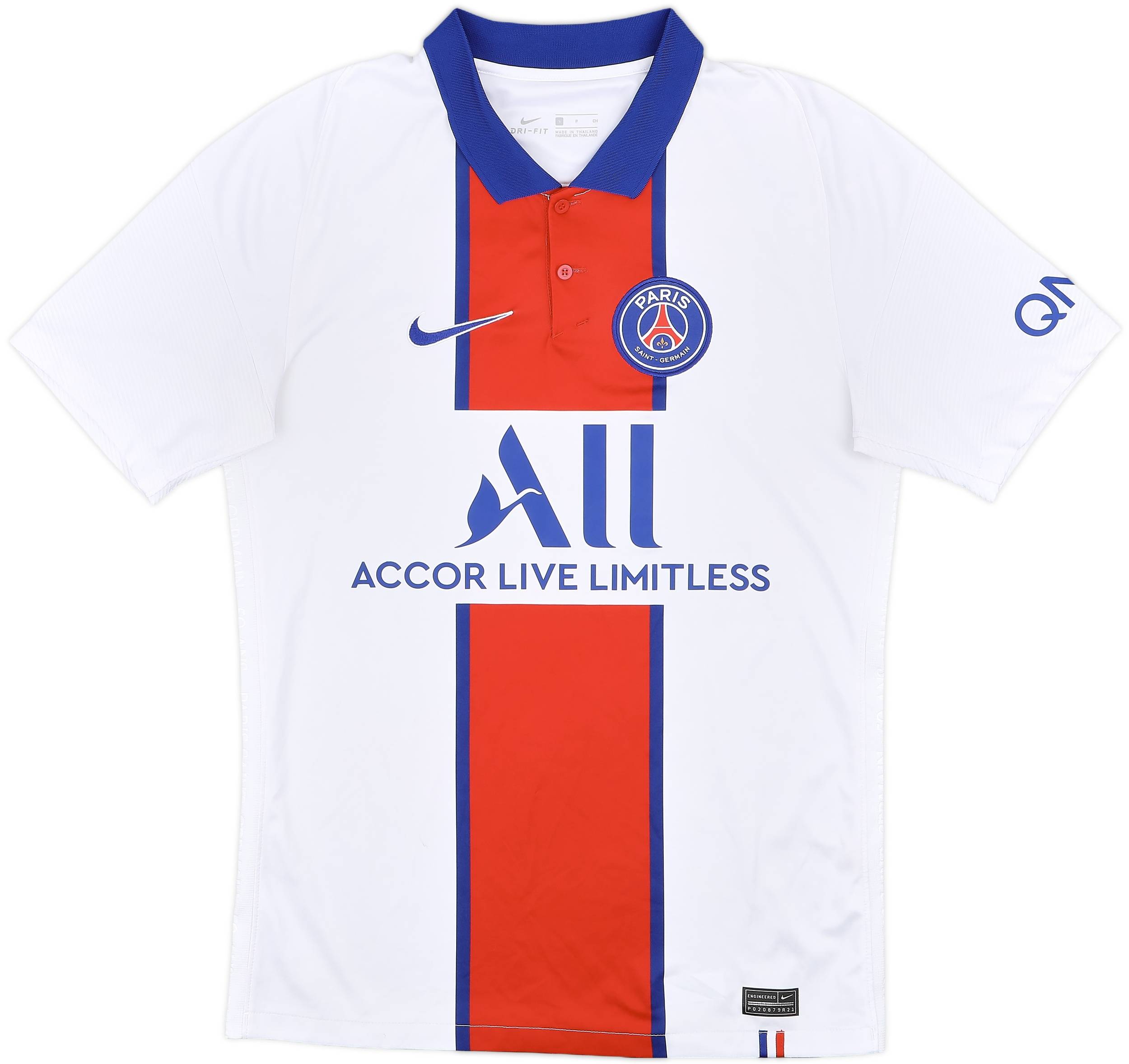2020-21 Paris Saint-Germain Away Shirt - 8/10 - (S)