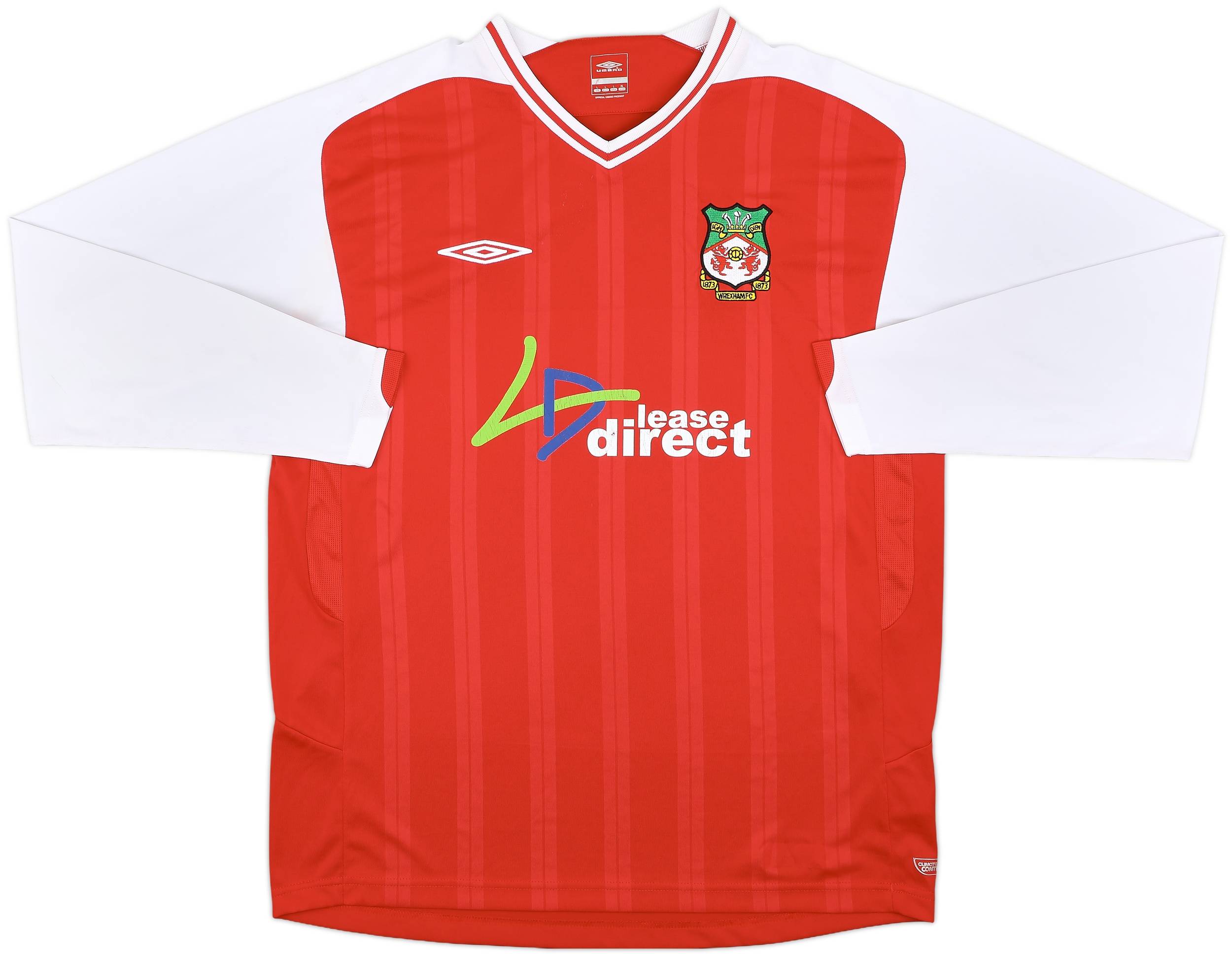 2009-10 Wrexham Home L/S Shirt - 6/10 - (L)