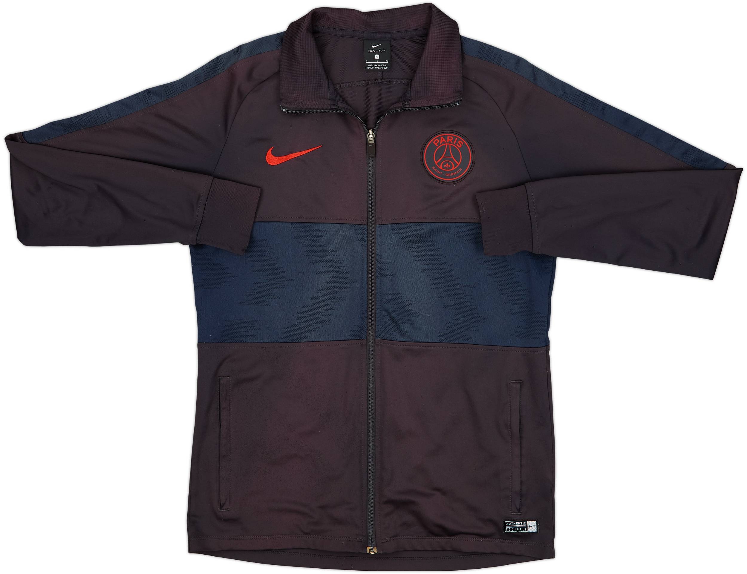 2019-20 Paris Saint-Germain Nike Track Jacket - 7/10 - (S)