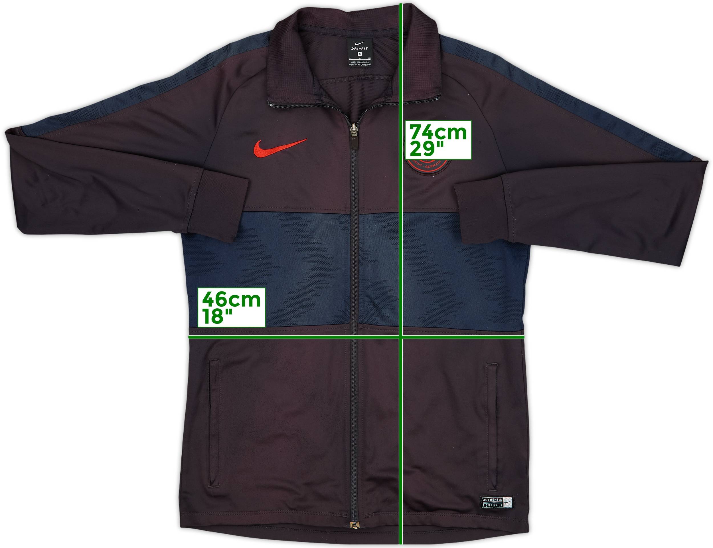 2019-20 Paris Saint-Germain Nike Track Jacket - 7/10 - (S)