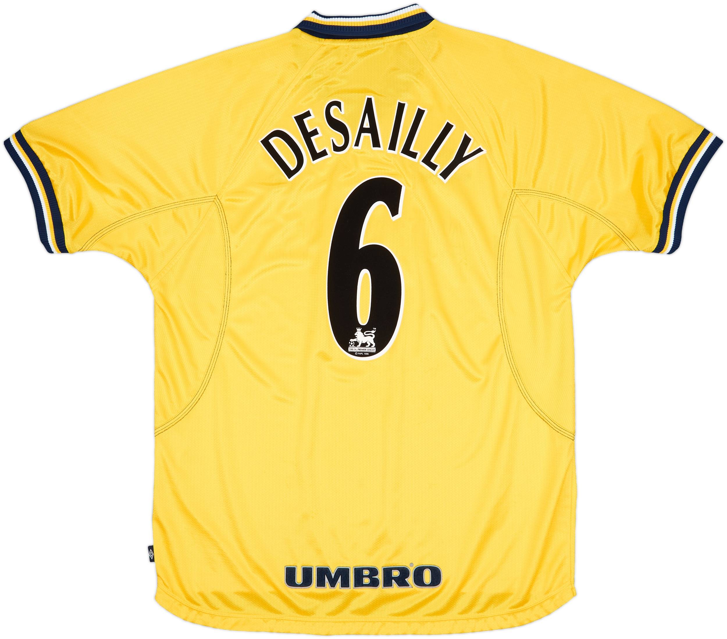 1998-00 Chelsea Third Shirt Desailly #6 - 8/10 - (XL)