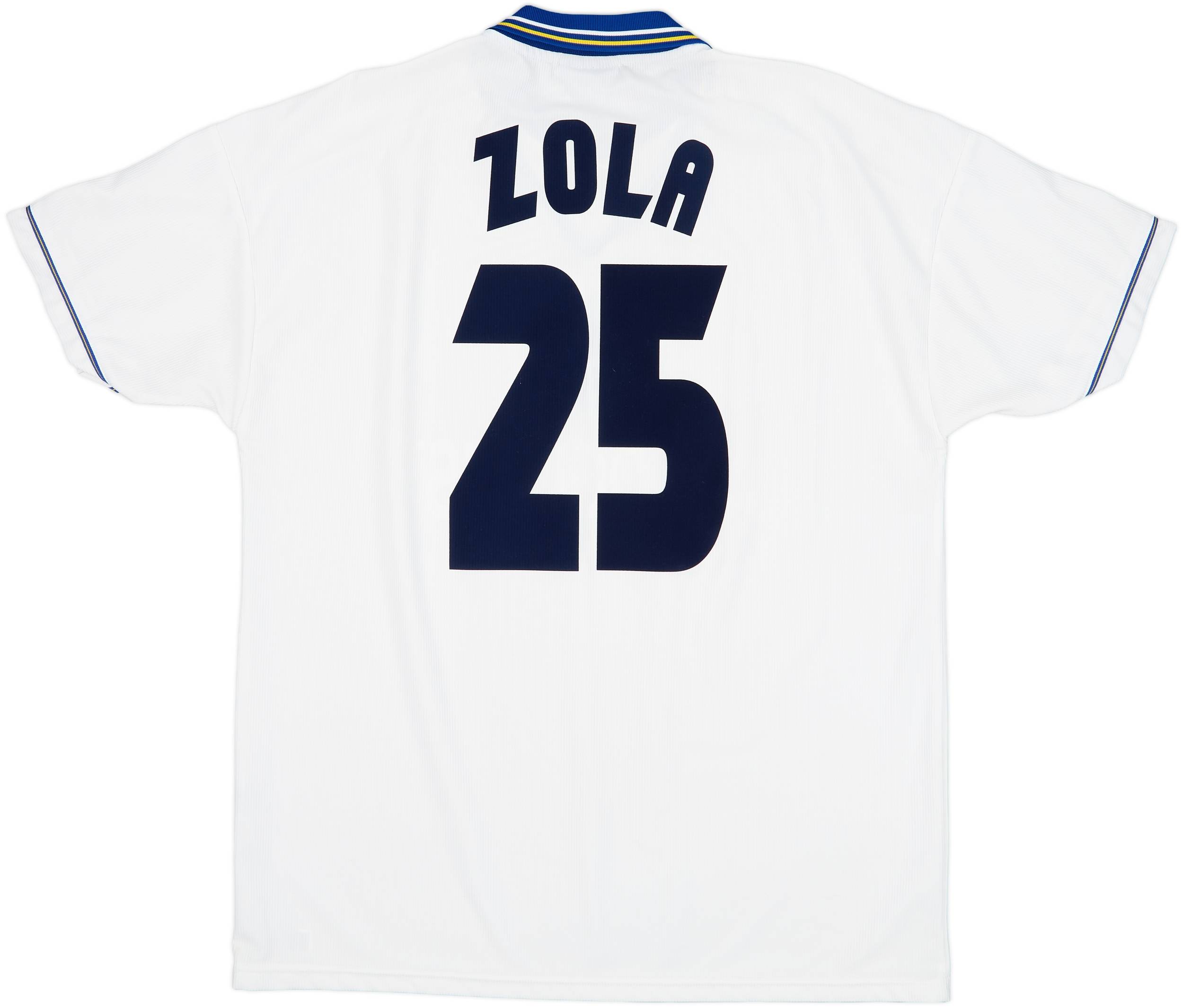 1998-00 Chelsea Away Shirt Zola #25 - 8/10 - (XL)
