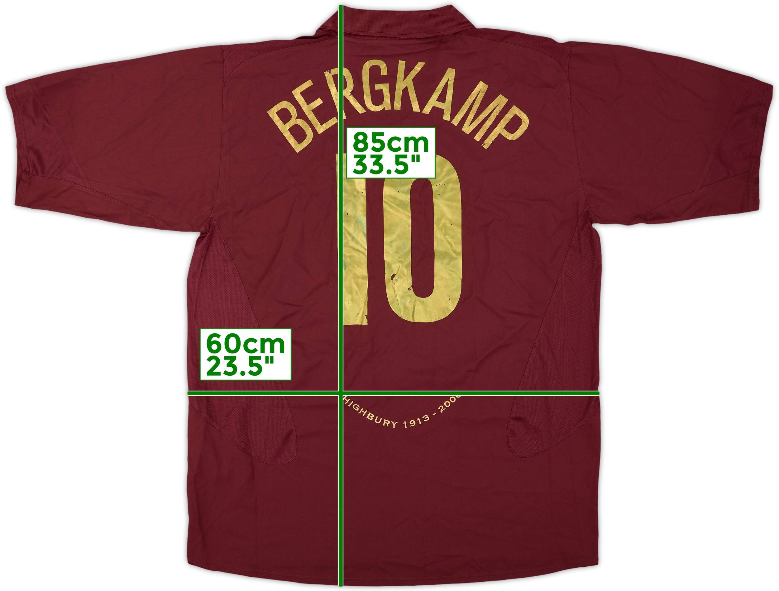 2005-06 Arsenal Home Shirt Bergkamp #10 (XXL)