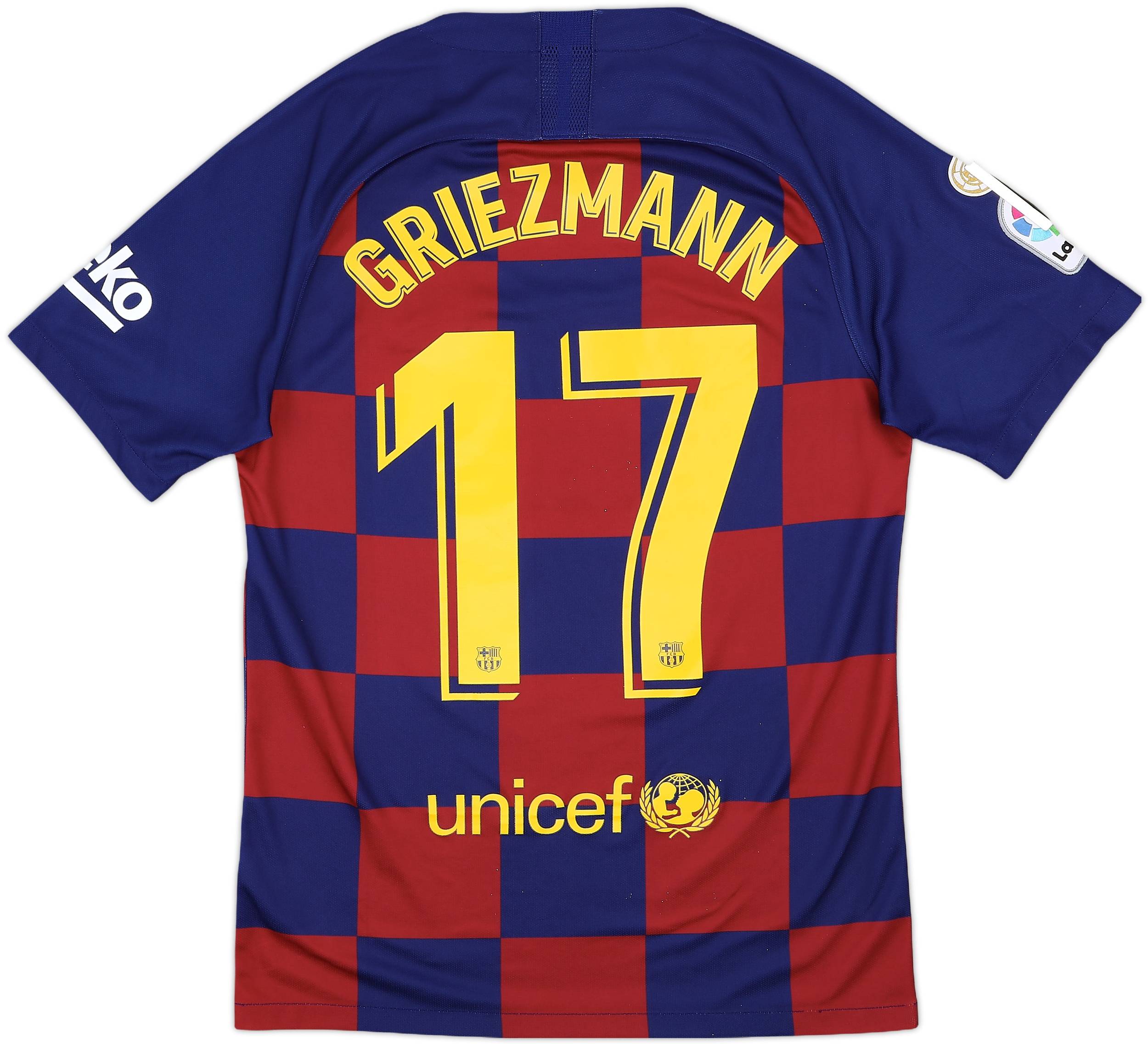 2019-20 Barcelona Home Shirt Griezmann #17 - 9/10 - (S)