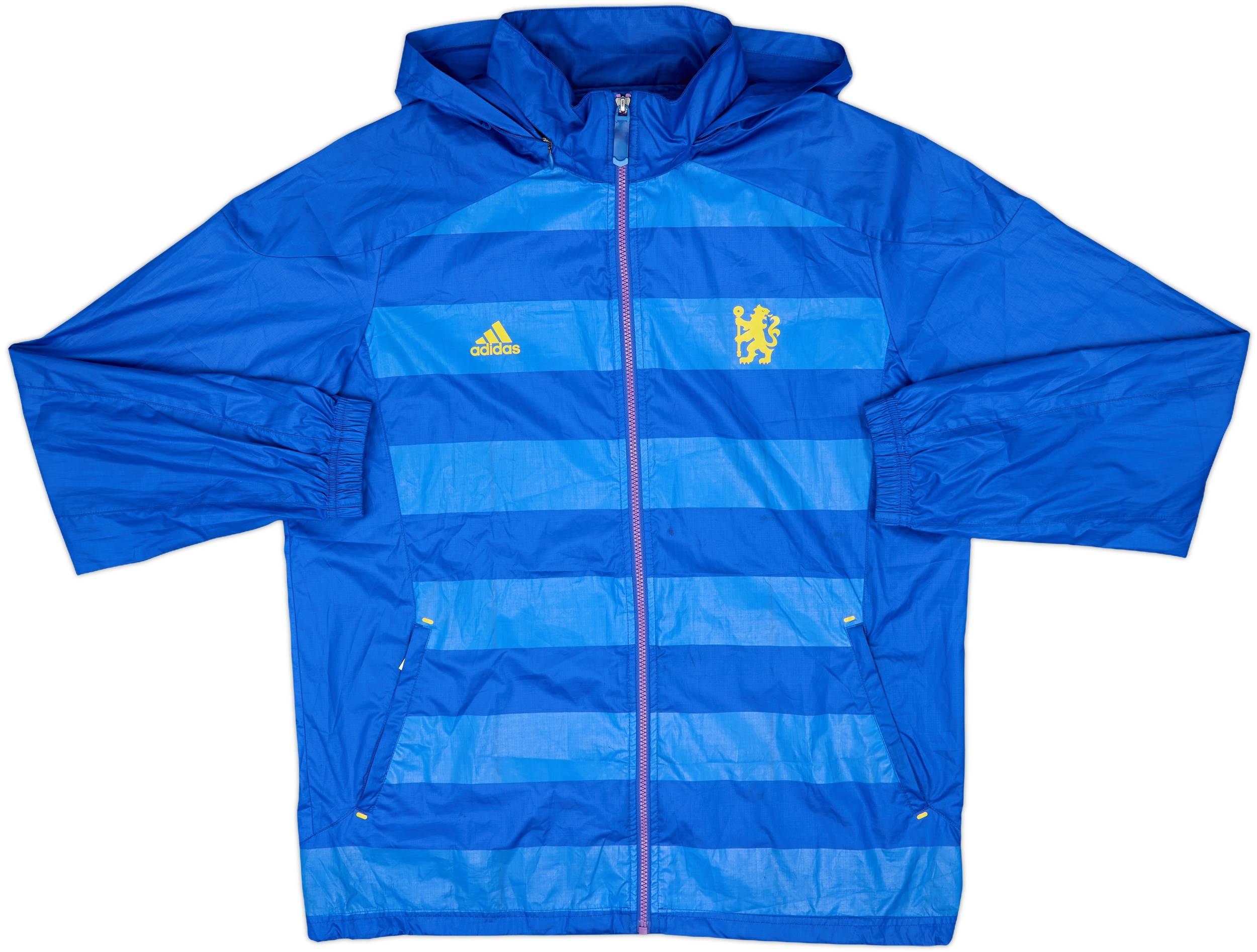2011-12 Chelsea adidas Hooded Rain Jacket - 7/10 - (XXL)