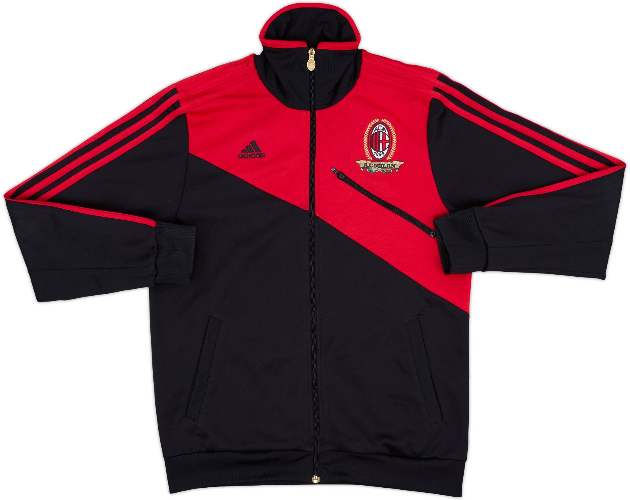 2010-11 AC Milan adidas Track Jacket - 8/10 - (M)