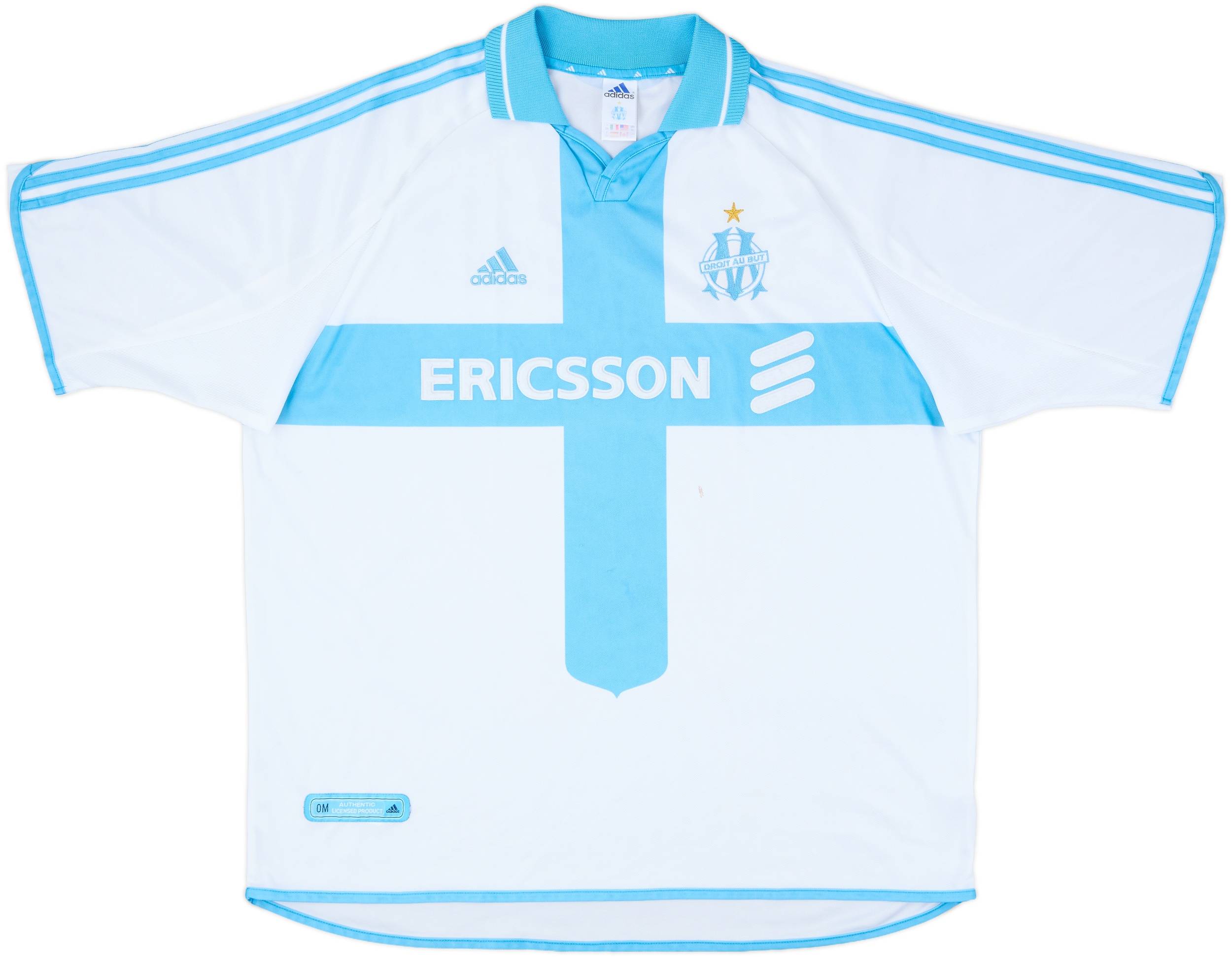 2000-01 Olympique Marseille Home Shirt - 6/10 - (XXL)