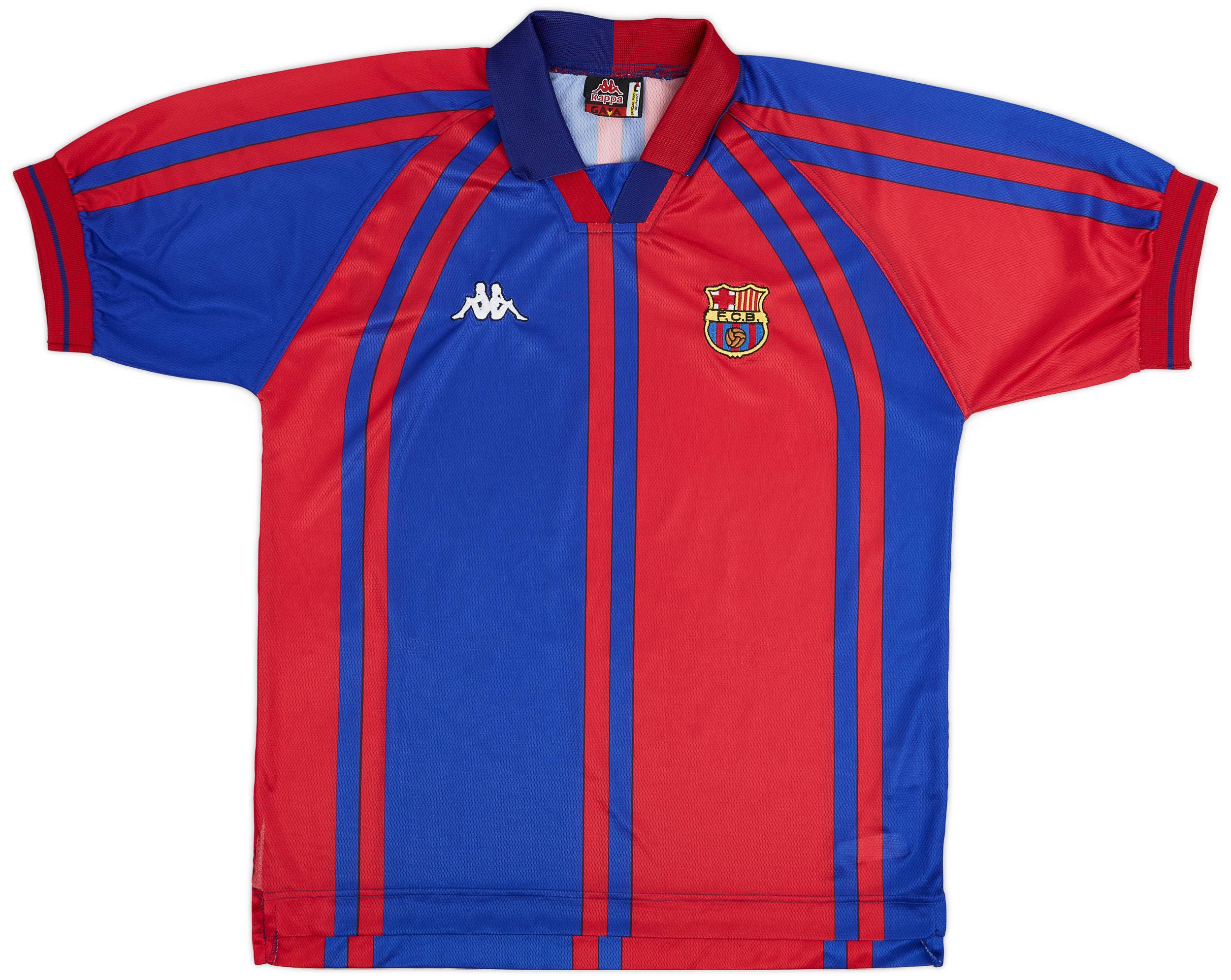 1997-98 Barcelona European Home Shirt - 9/10 - (L)