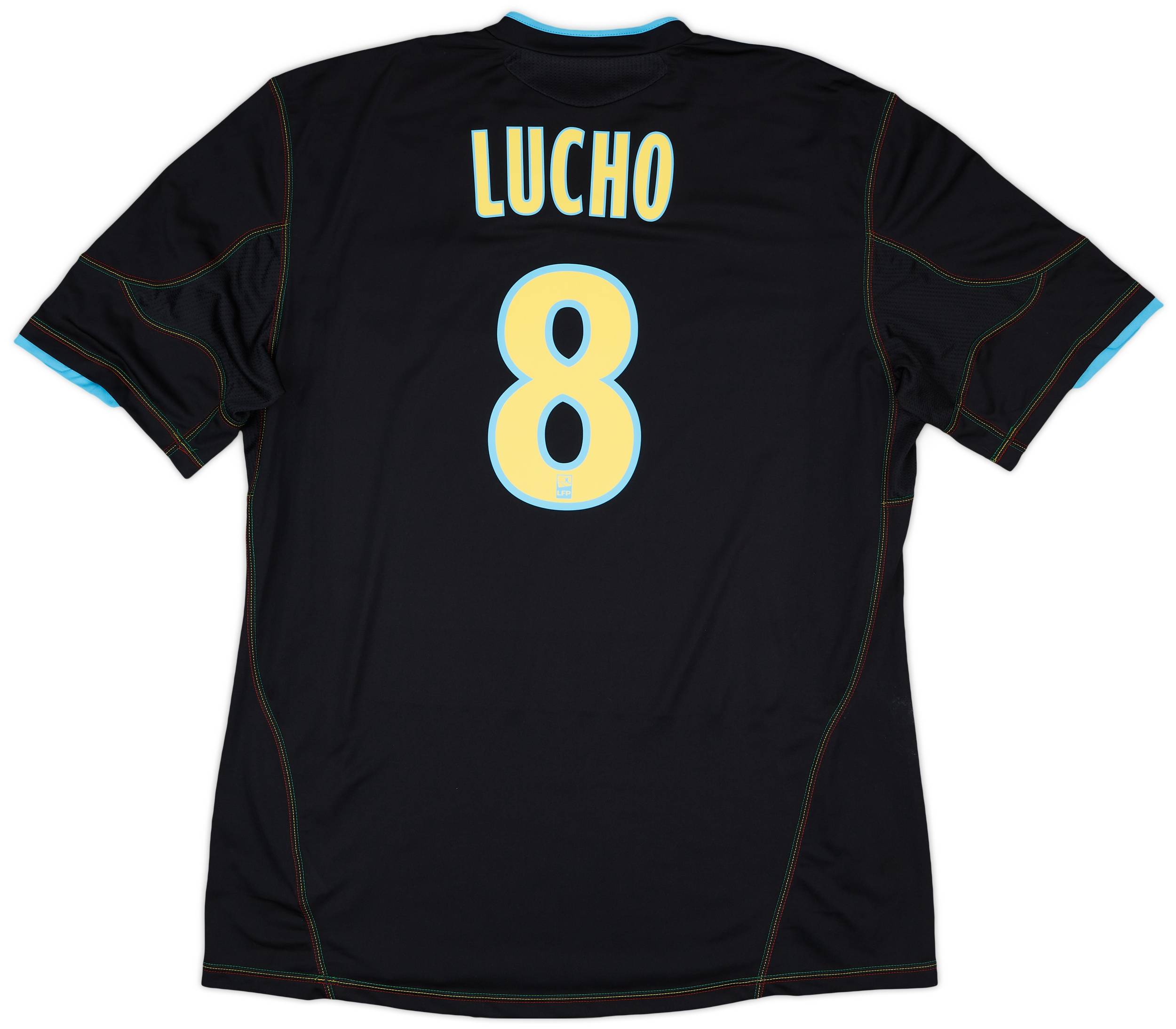 2010-11 Olympique Marseille Third Shirt Lucho #8 - 6/10 - (XL)