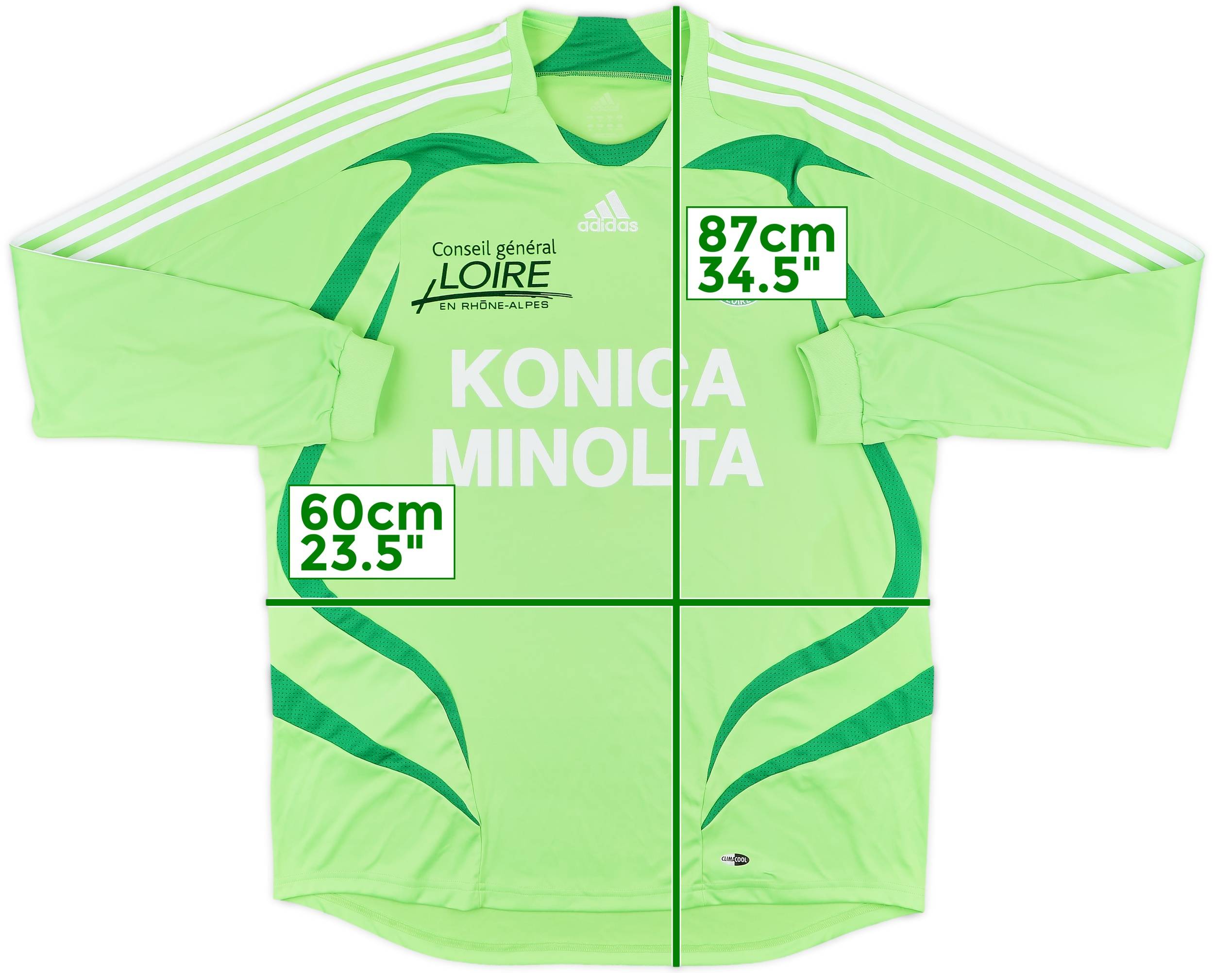 2007-08 Saint Etienne Away L/S Shirt - 9/10 - (XL)