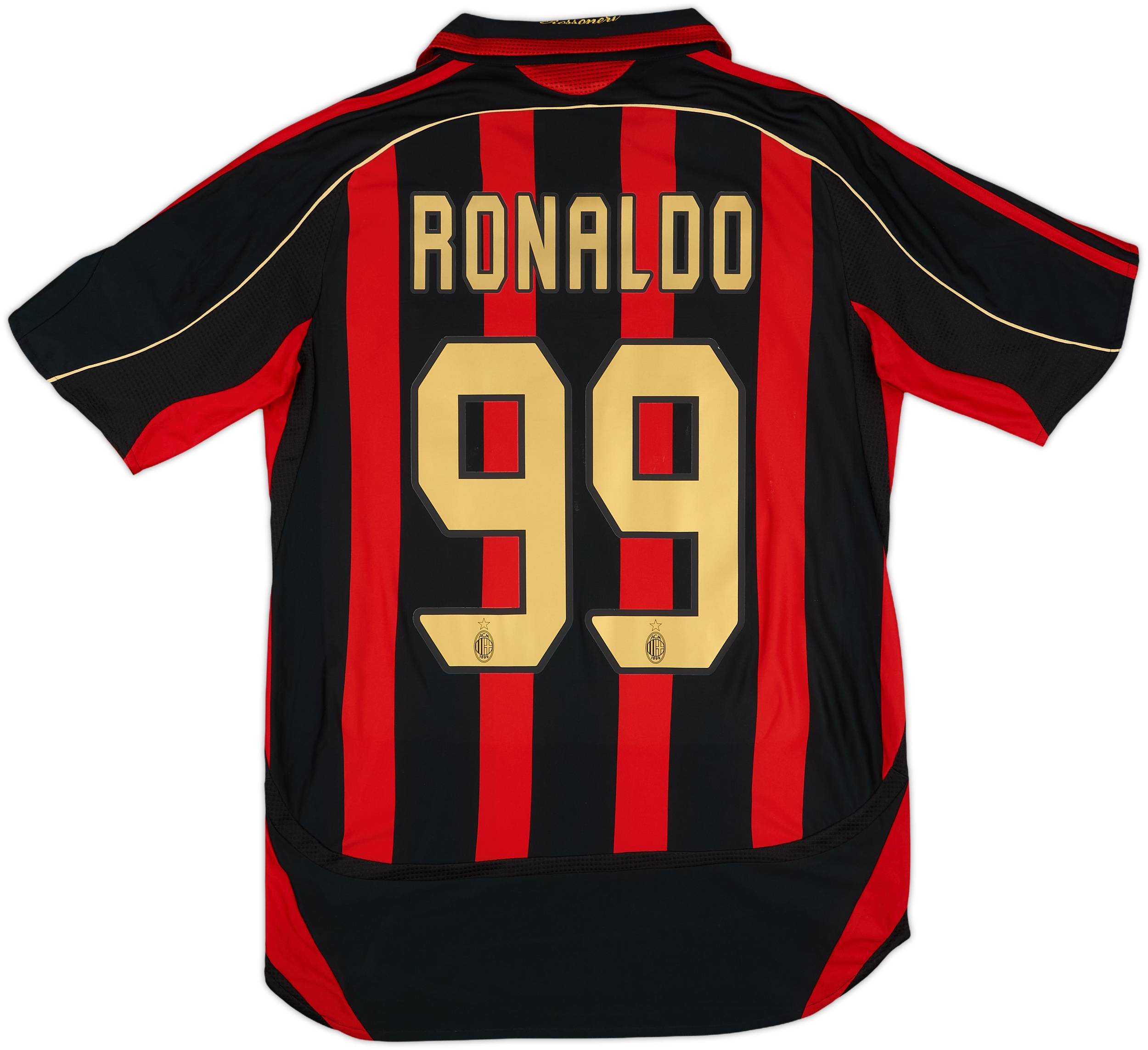 2006-07 AC Milan Home Shirt Ronaldo #99 - 5/10 - (S)