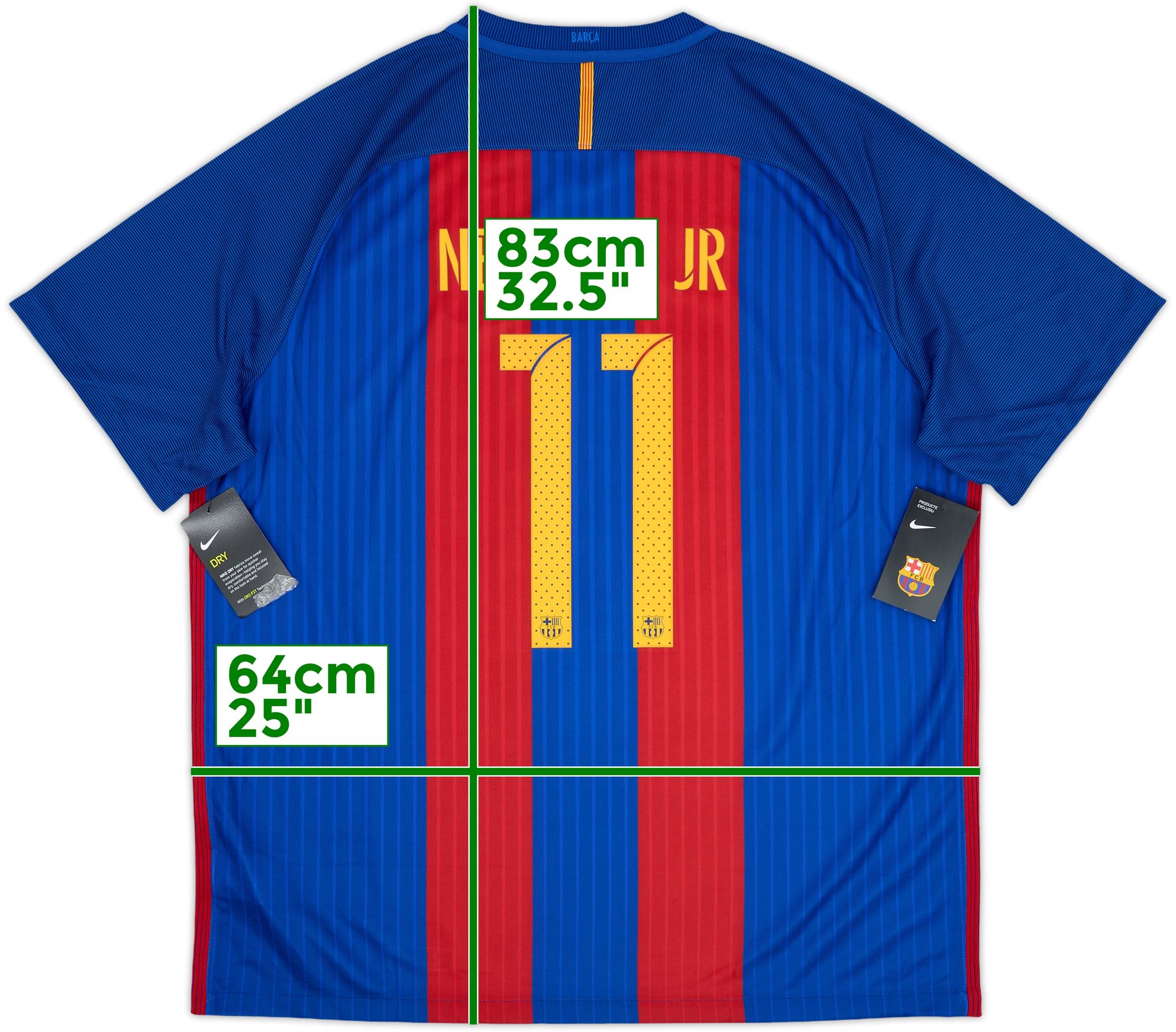 Nike FC Barcelona Neymar Jr. 11 2016激レア 2016-17 Barcelona Home Shirt Neymar Jr #11 (XXL)