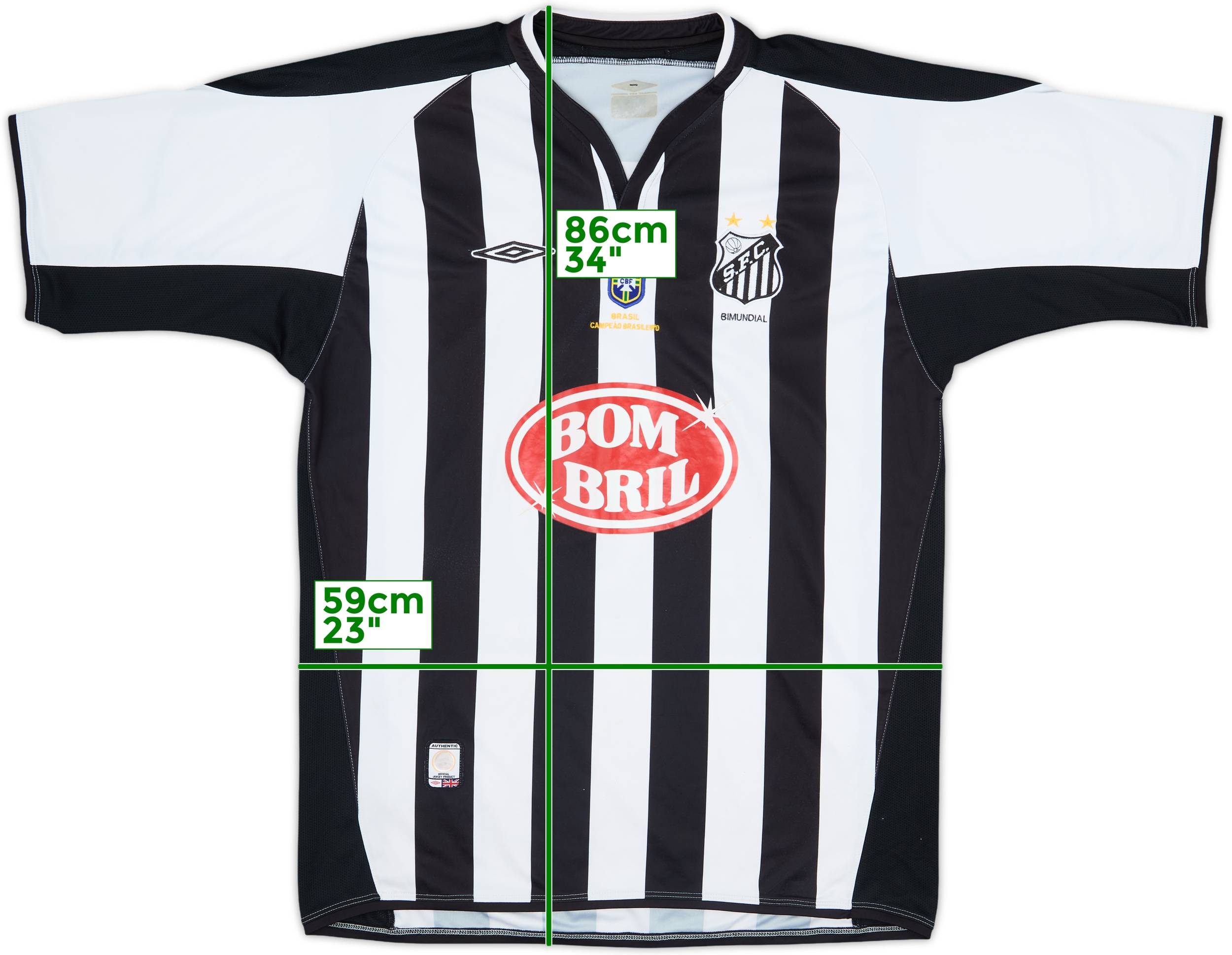 2003 Santos Away Shirt #10 - 7/10 - (XL)