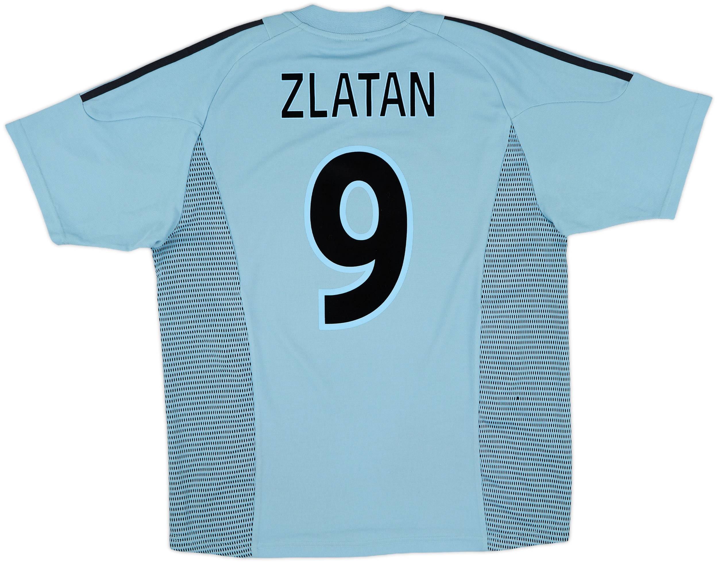 2002-03 Ajax Away Shirt Zlatan #9 - 8/10 - (M)