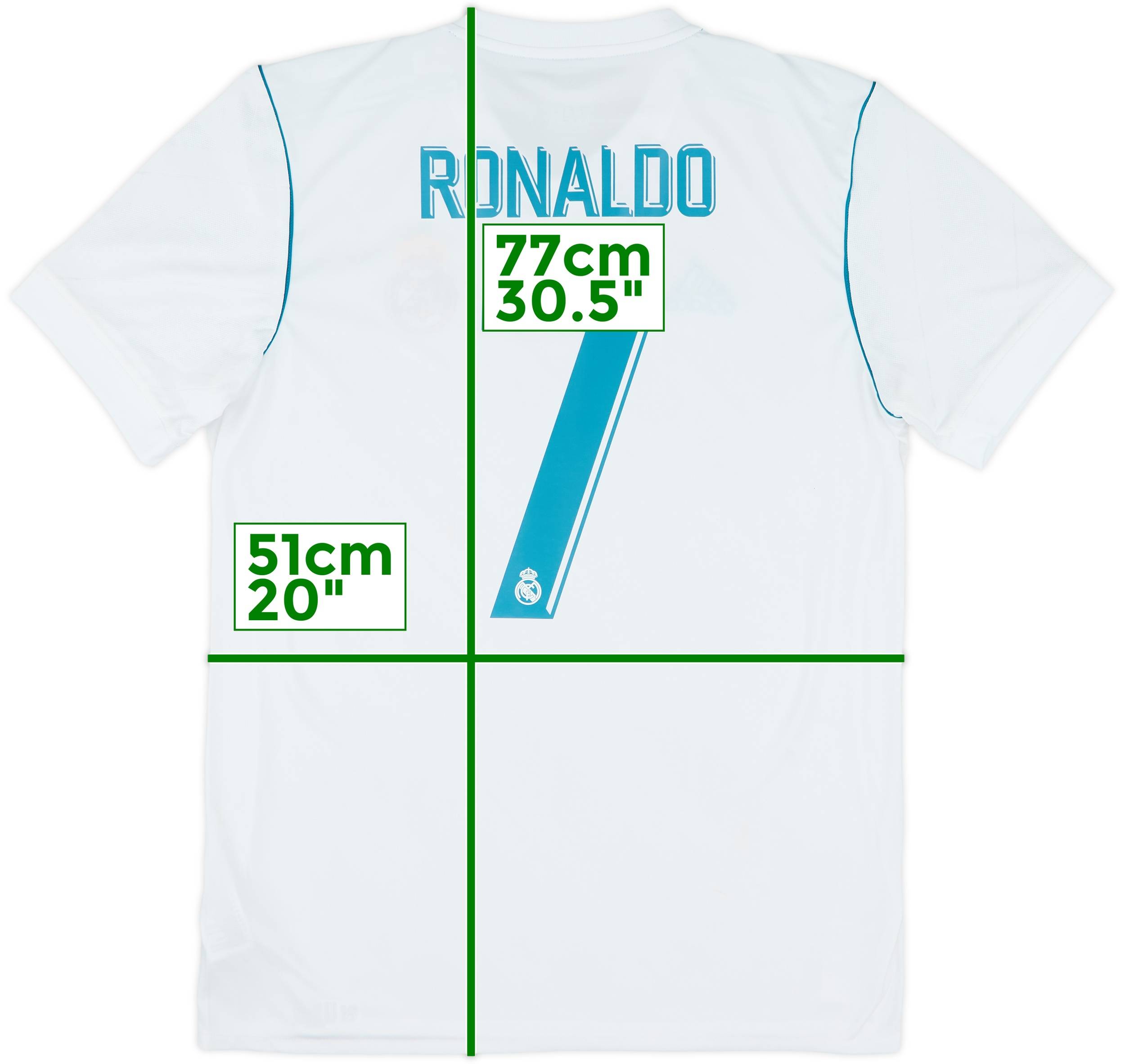 Real Madrid Ronaldo 7 ホームシャツ サッカー レアル デッドストック】レアルマドリード ホーム 長袖 7番