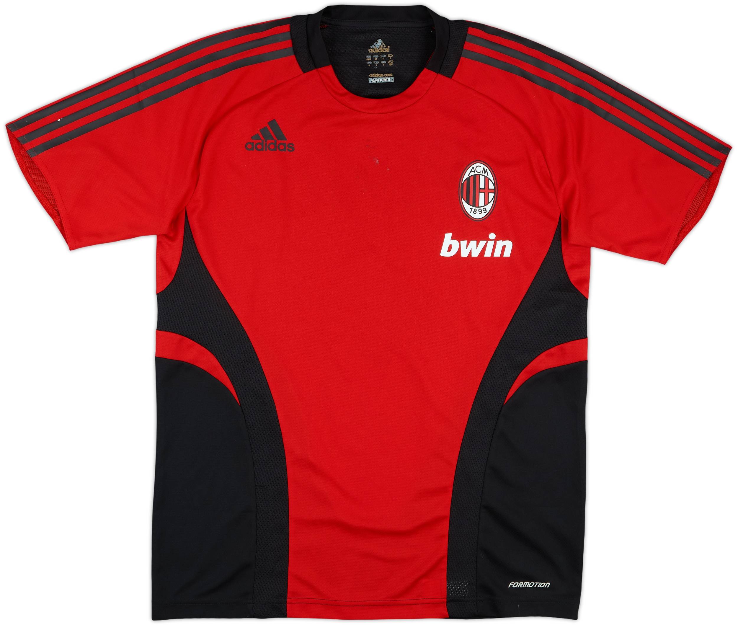 ウェア 2008/09 AC Milan Training jersey adidas 2008-09 AC Milan adidas Formotion Training Shirt - 7/10 - (M)