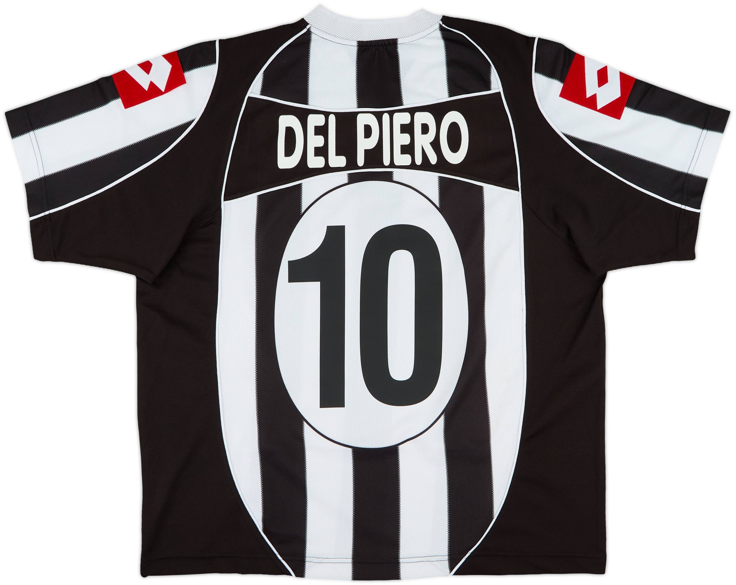 2002-03 Juventus Home Shirt Del Piero #10 - 8/10 - (XXL)