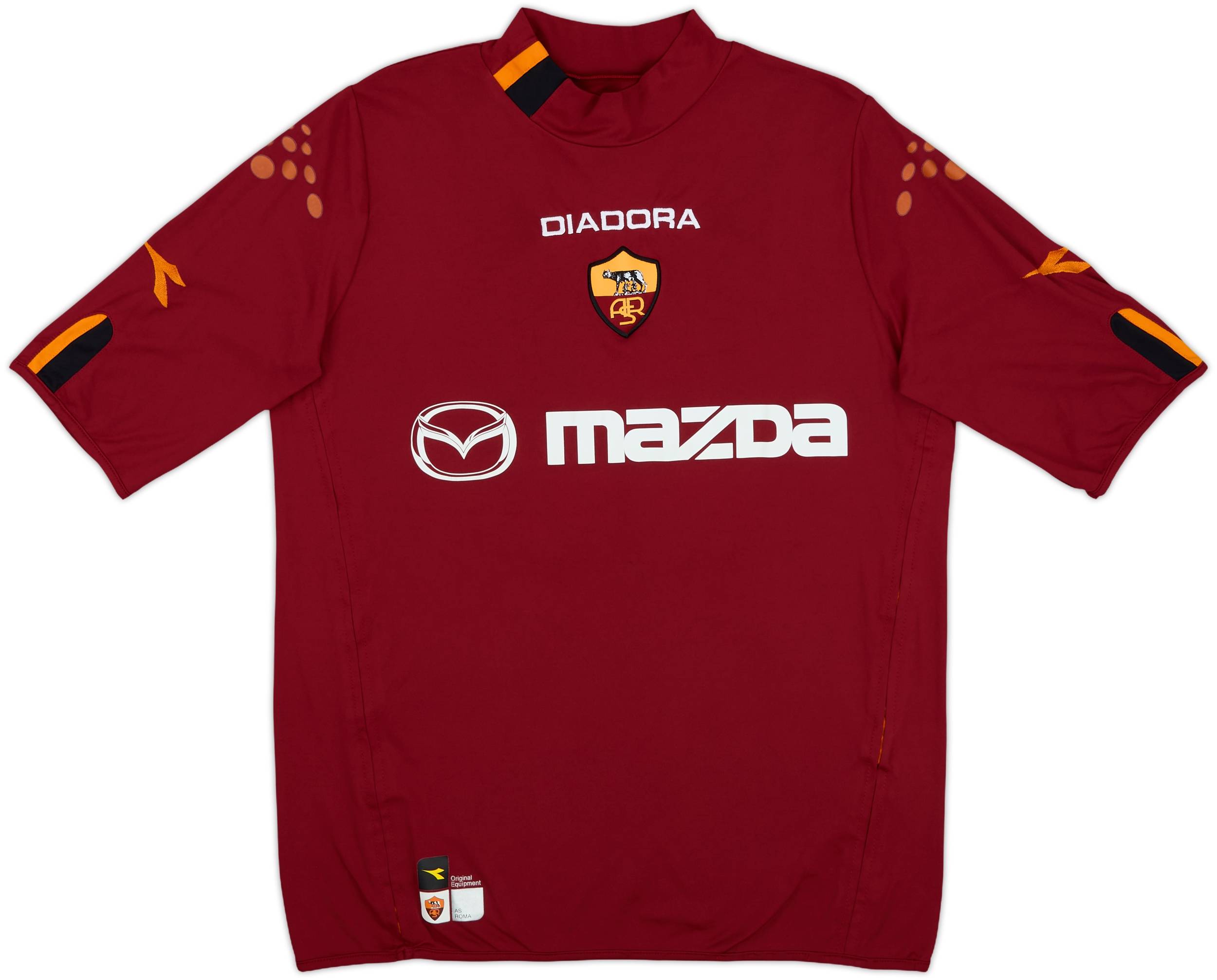 2003-04 Roma Home Shirt Totti #10 - 7/10 - (XL)