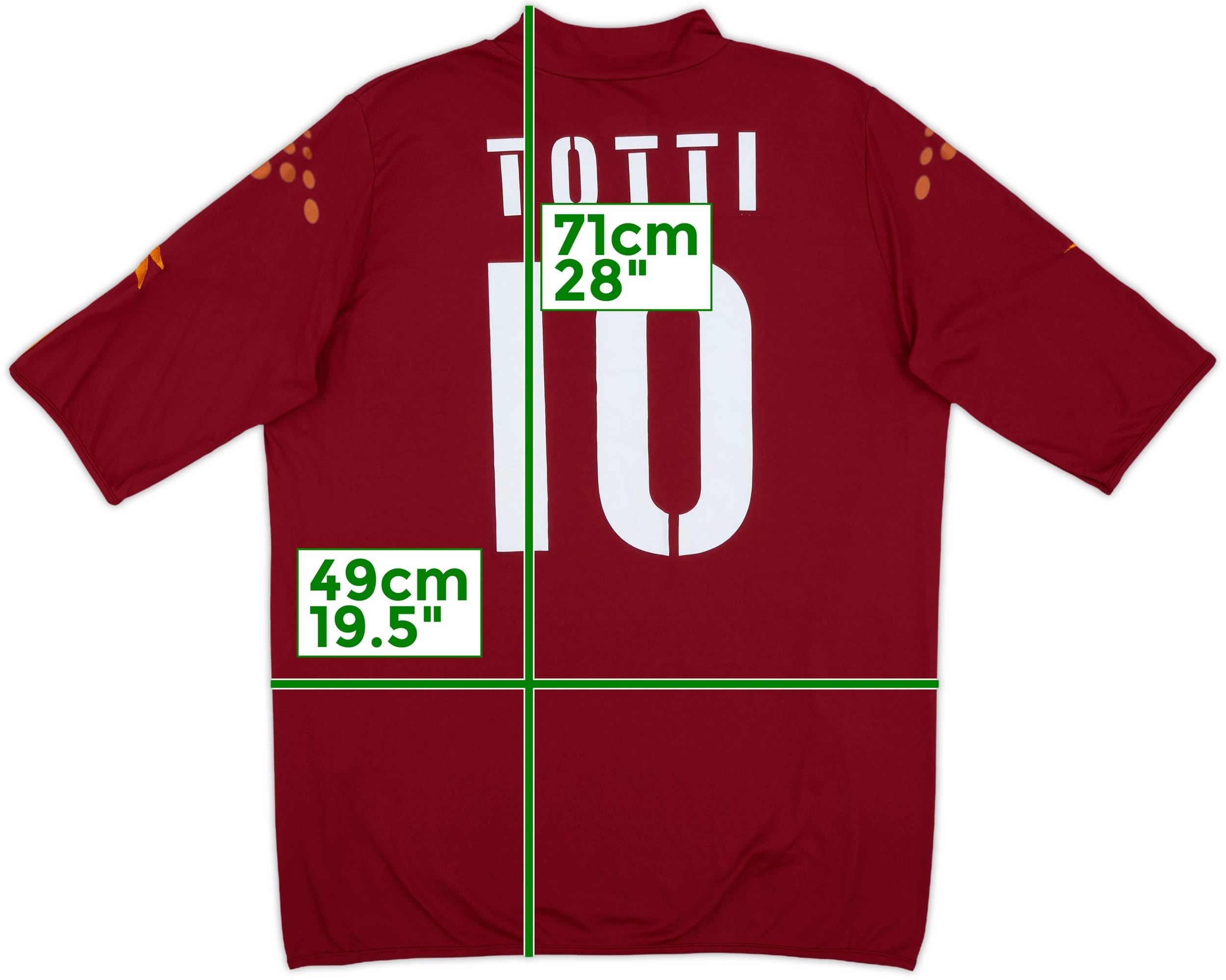 AS Roma Totti 10 シャツ Lサイズ Francesco Totti #10 AS Roma Shirt Jersey XL | eBay