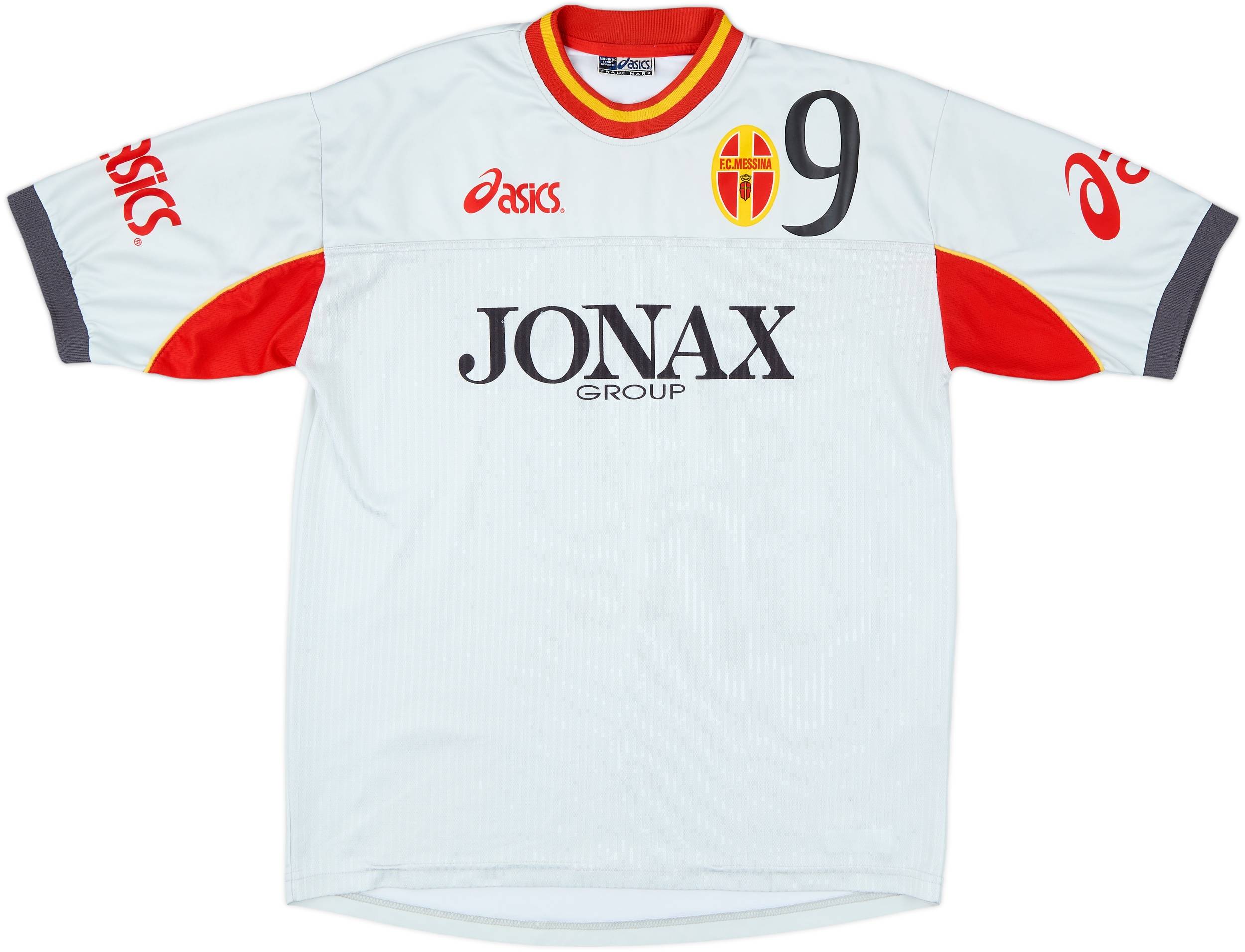 2000-01 Messina Asics Player Issue Training Shirt #9 - 5/10 - (L)