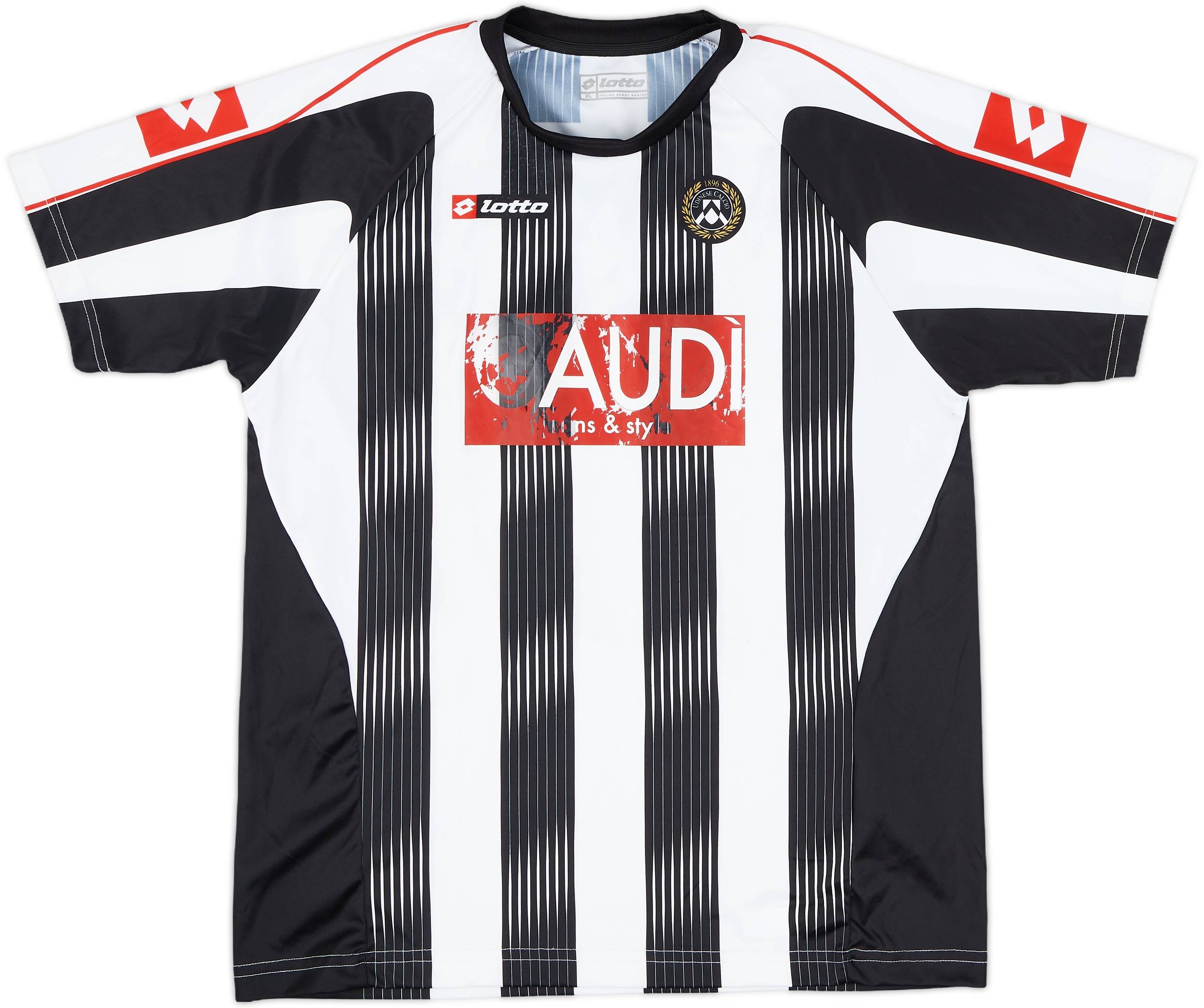 2007-08 Udinese Home Shirt - 4/10 - (XL)