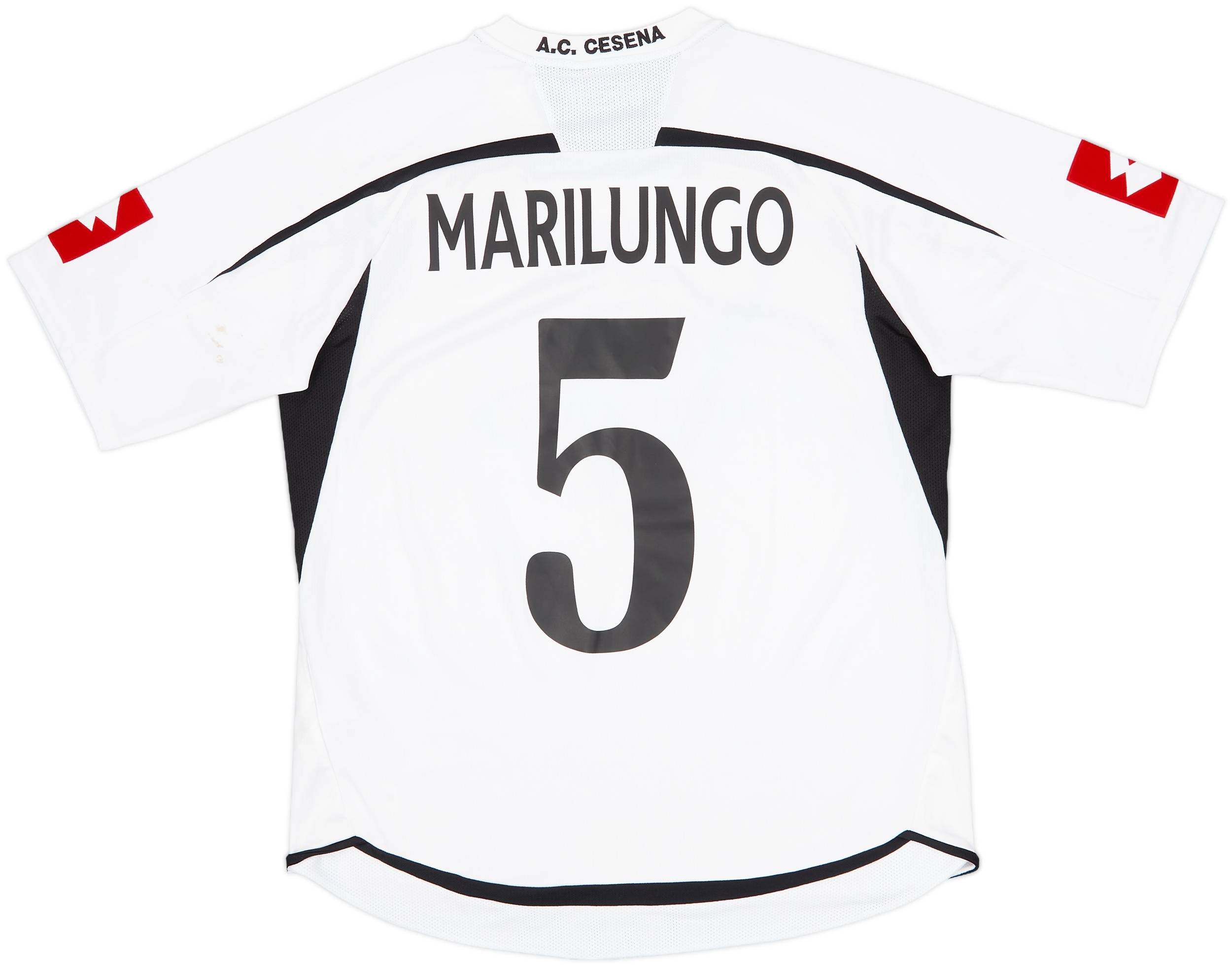 2009-10 Cesena Home Shirt Marilungo #5 - 8/10 - (M)