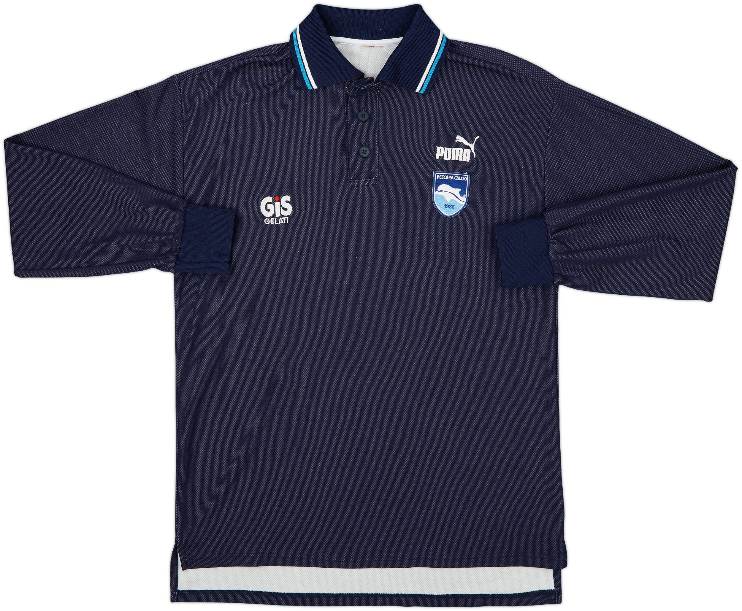 1997-98 Pescara Puma Polo L/S Shirt - 8/10 - (L)