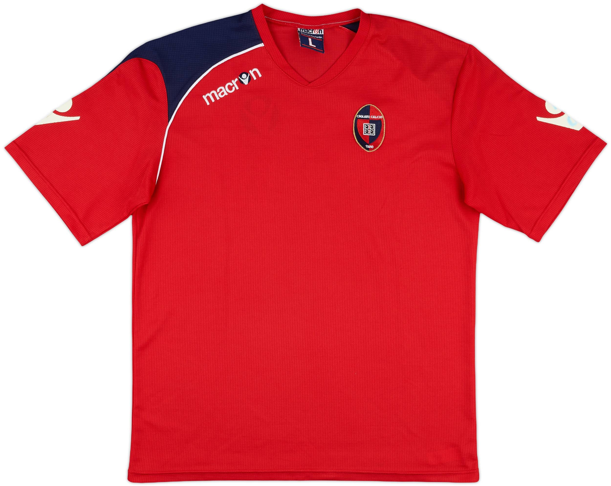 2010-11 Cagliari Macron Training Shirt - 5/10 - (L)