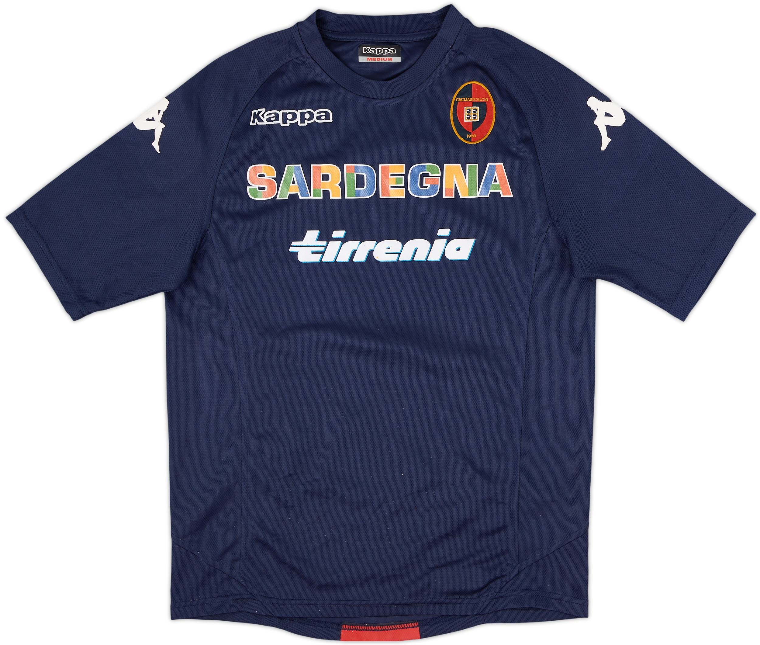 2013-14 Cagliari Kappa Training Shirt - 6/10 - (M)