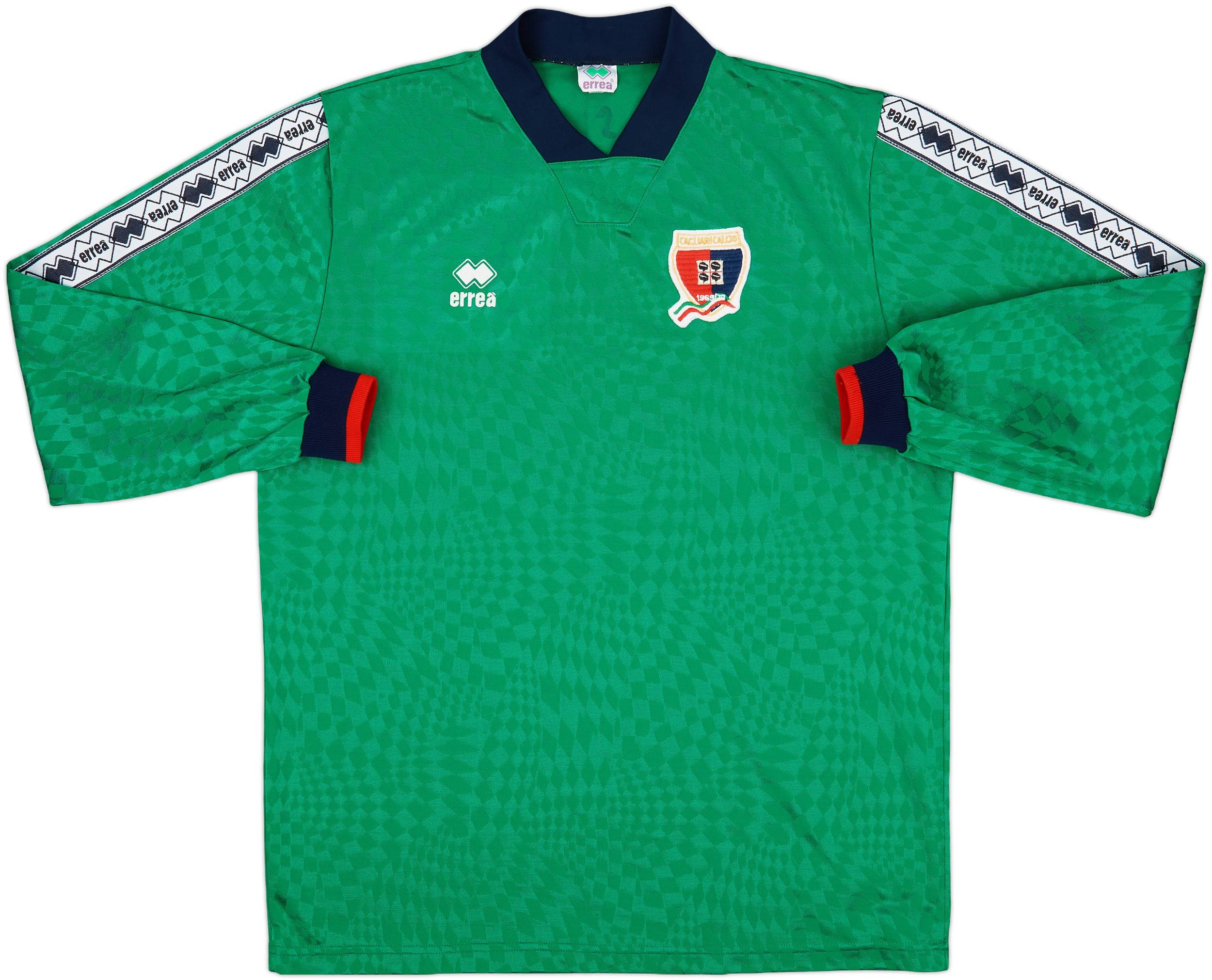1993-96 Cagliari Errea Training L/S Shirt - 8/10 - (XL)